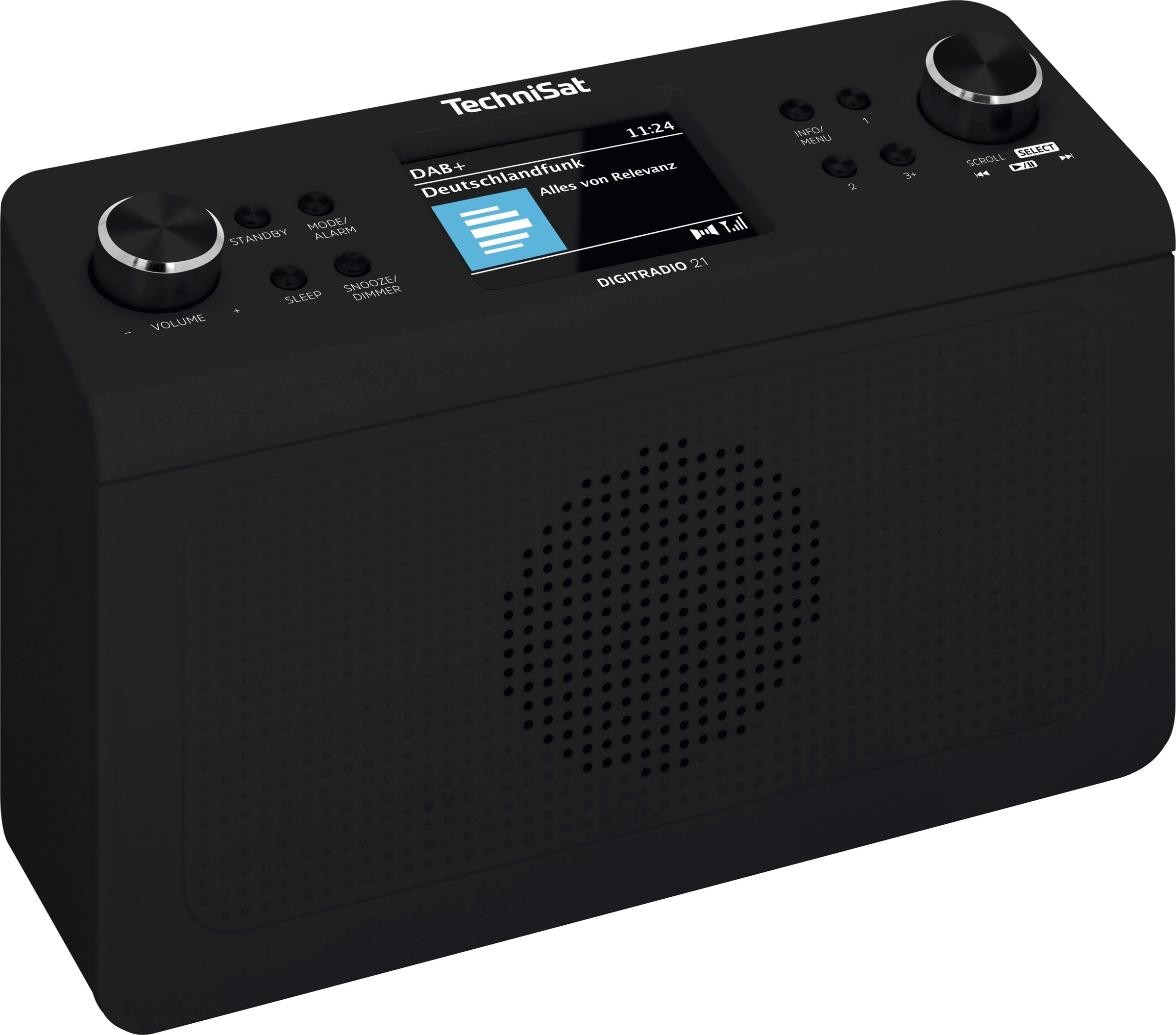 TechniSat Küchen-Radio »DIGITRADIO 21«, (A2DP Bluetooth-AVRCP Bluetooth Digitalradio (DAB+)-UKW mit RDS 2 W), Unterbau-Radio,Küchen-Radio