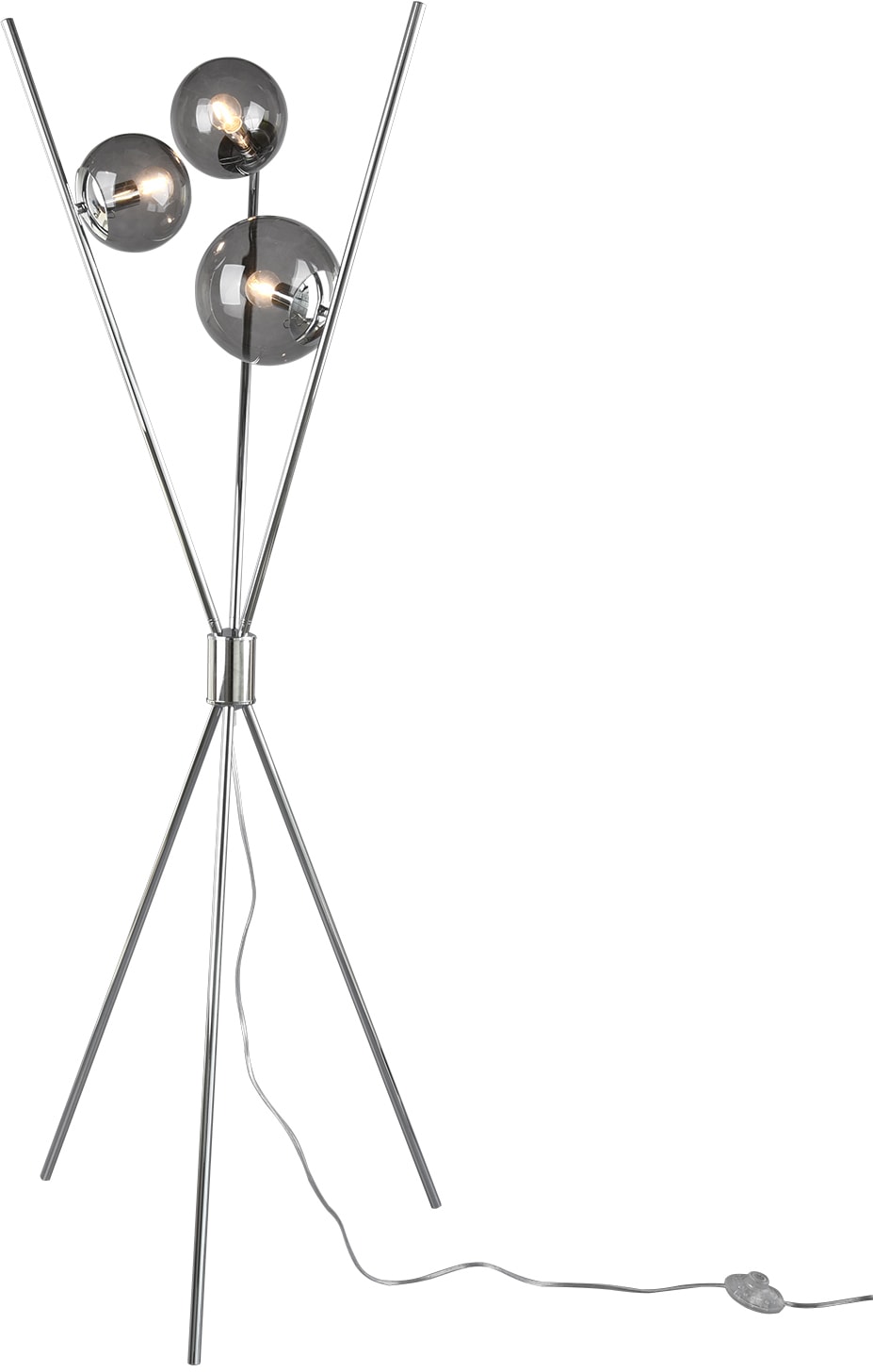 TRIO Leuchten Stehlampe »CROSS«, 6 OTTO bei online Leuchtmittel Fussschalter,schwenkbar, tauschbar flammig-flammig