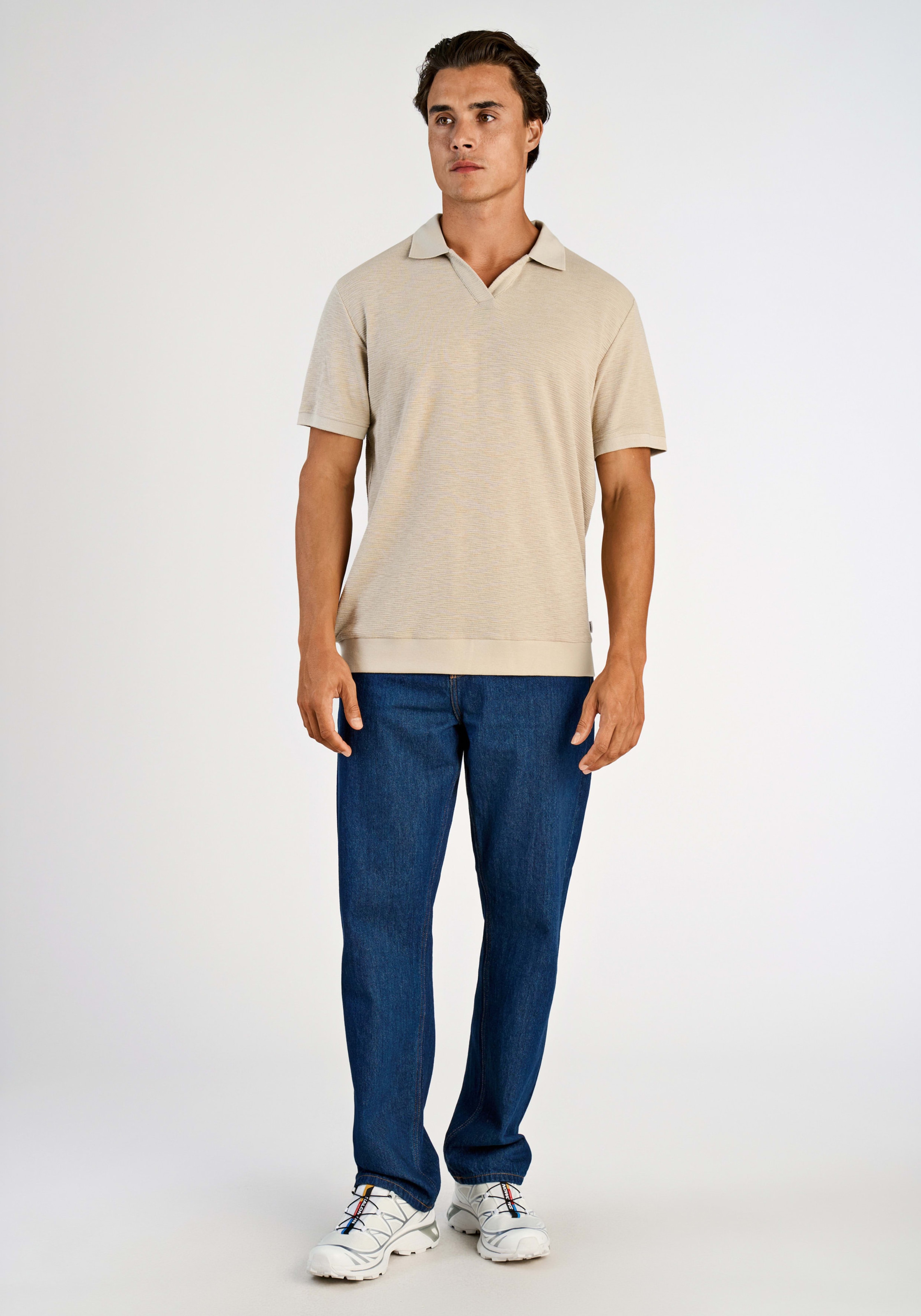 LINDBERGH Kurzarmshirt mit Polokragen
