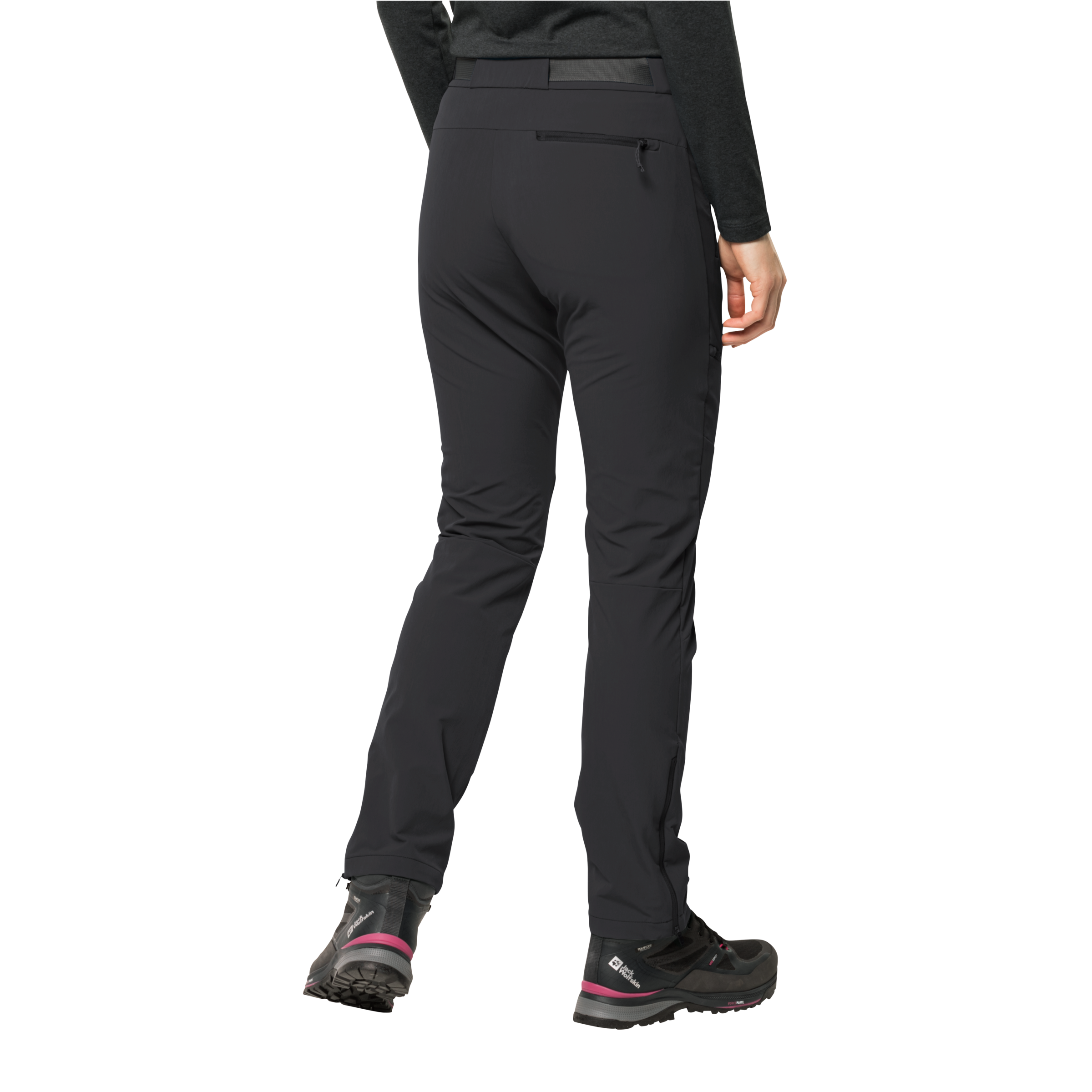 Jack Wolfskin Outdoorhose »HOLDSTEIG PANTS W«, hoch atmungsaktive, robuste und elastische Softshellhose