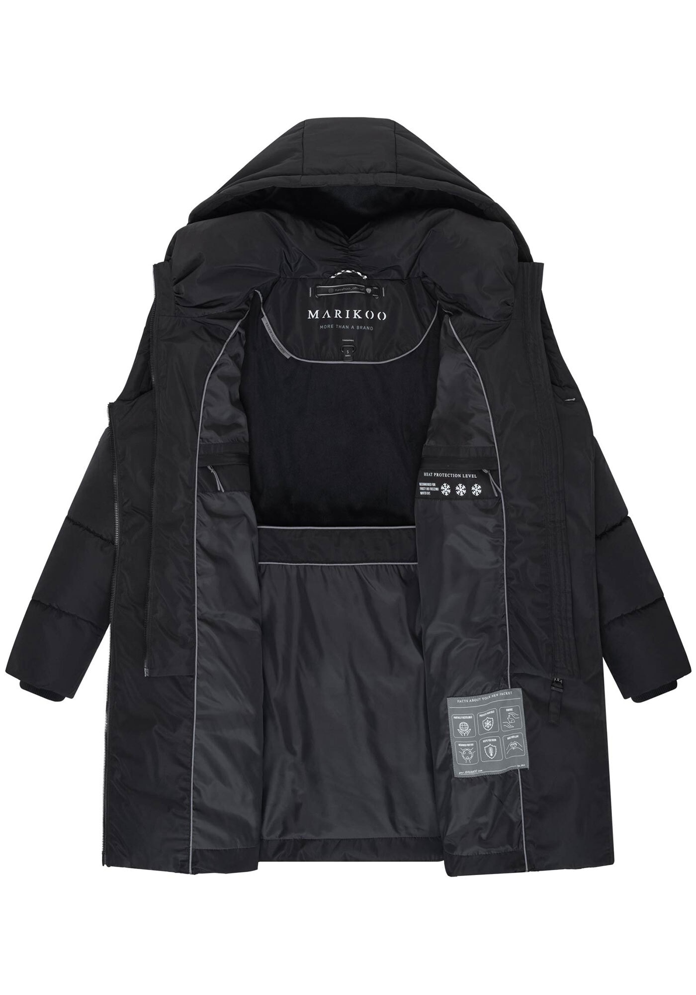 Marikoo Winterjacke »Marikoo Virenaa 16 Steppmantel N106«