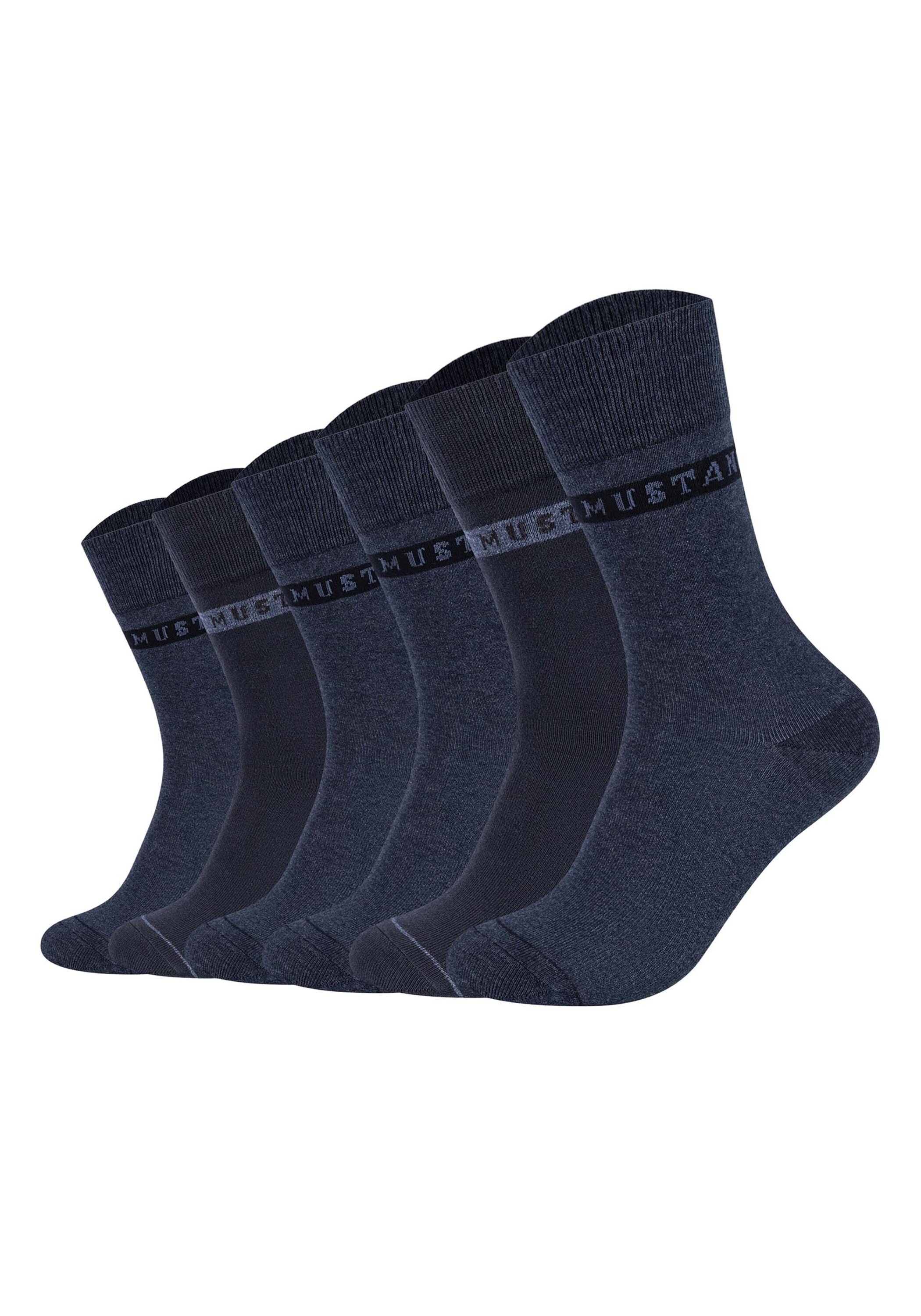 MUSTANG Kurzsocken »Socken Casual Organic Cotton Socks 6-Pack 6er Pack« 6 Paar tlg.