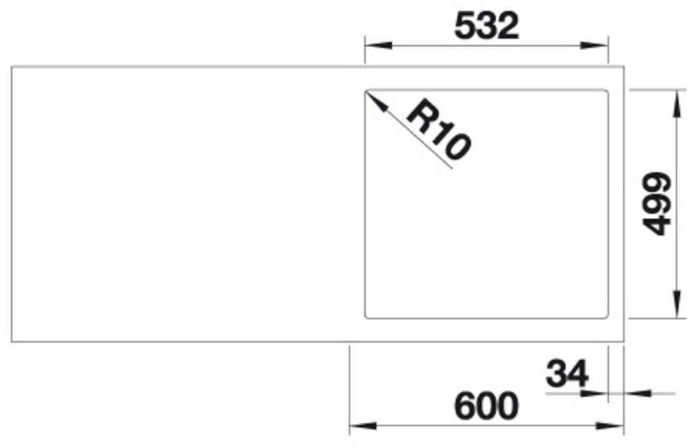 Blanco Granitspüle »SUBLINE 500-IF/A SteelFrame« 1 Stk. tlg. erhältlich in mehreren Farben