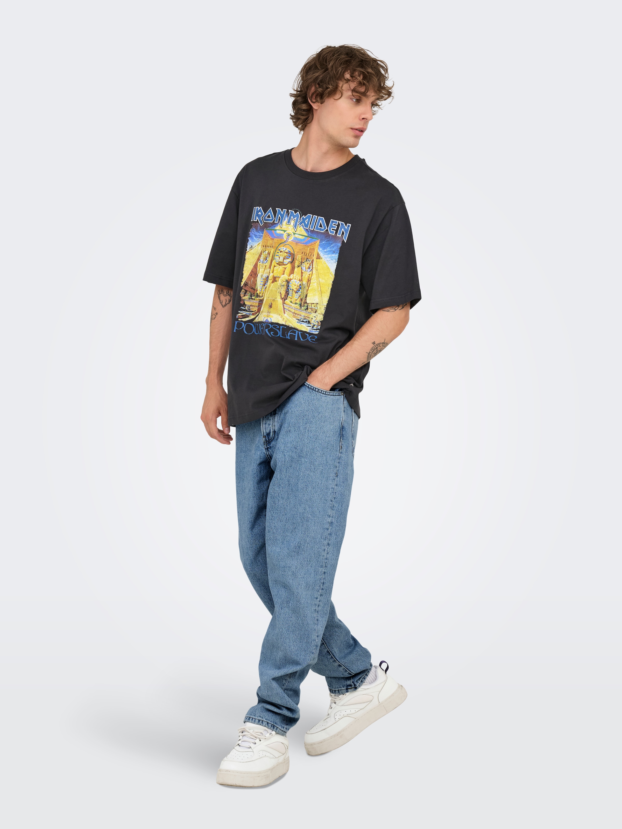 ONLY & SONS Loose-fit-Jeans »ONSTYE LOOSE TAPE.BOX  8836 AZG DNM NOOS« Baumwolle, loose fit