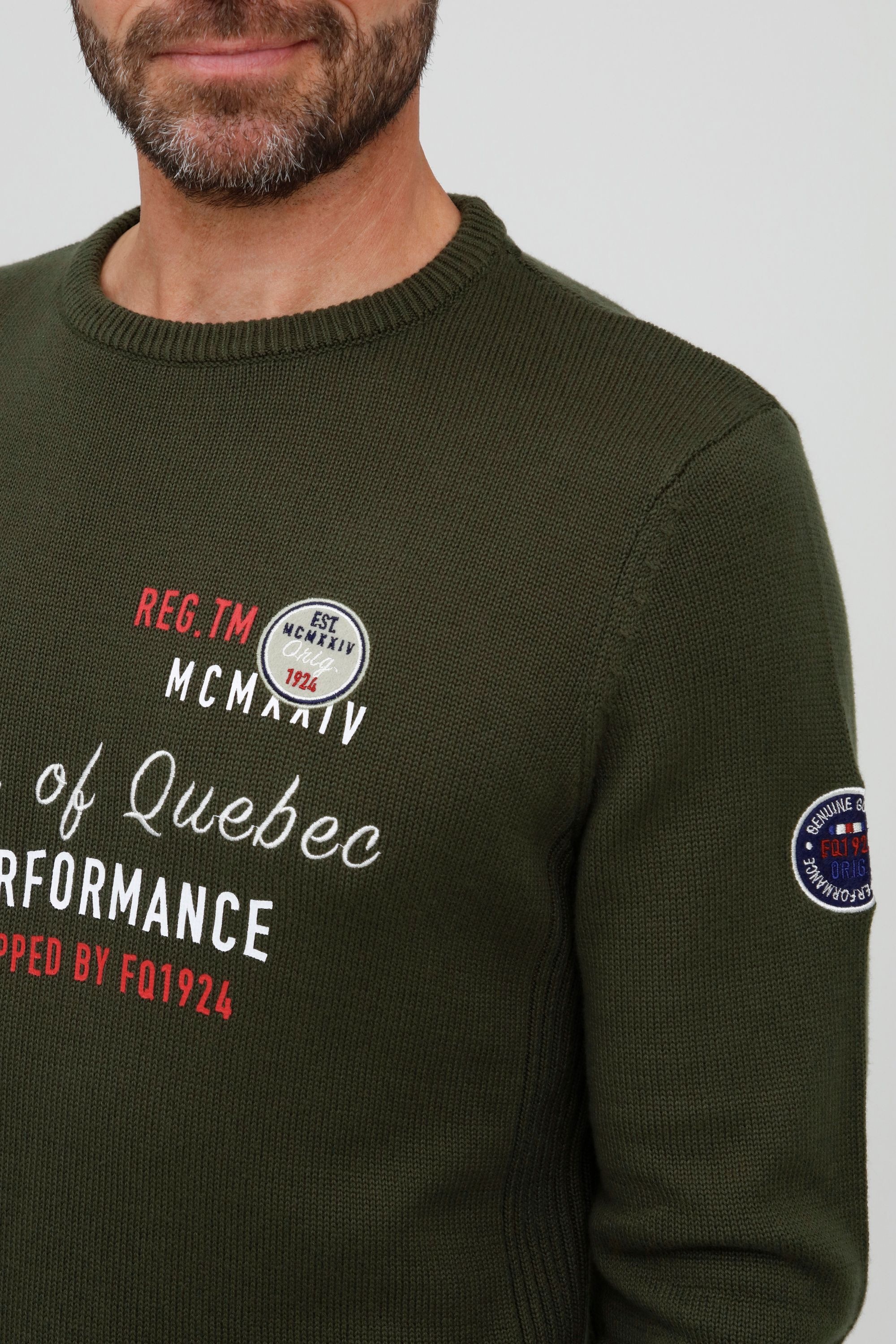 FQ1924 Strickfleece-Pullover »Strickpullover FQErlo«