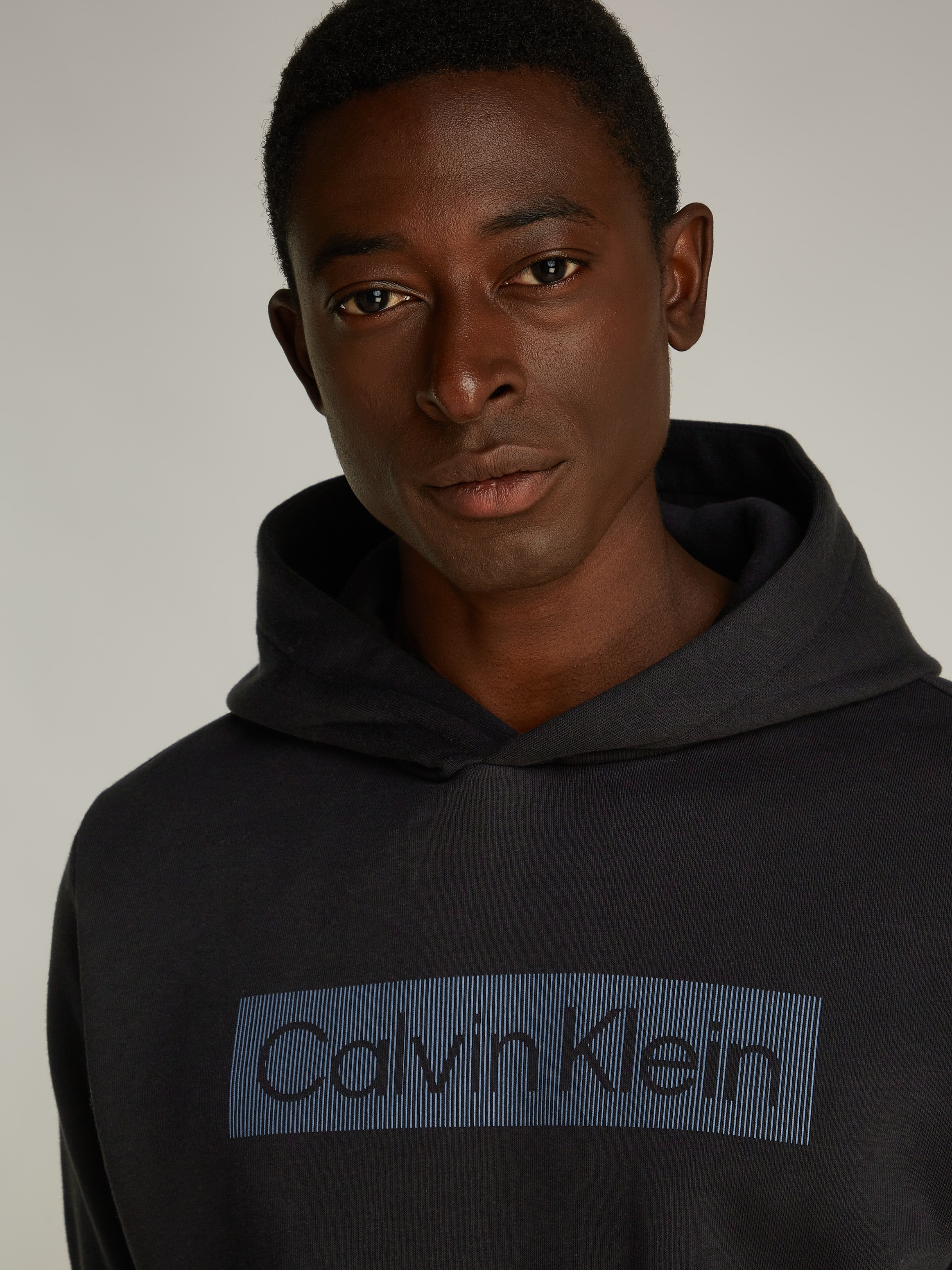 Calvin Klein Kapuzensweatshirt »BOX STRIPED LOGO HOODIE«, mit Logoschriftzug