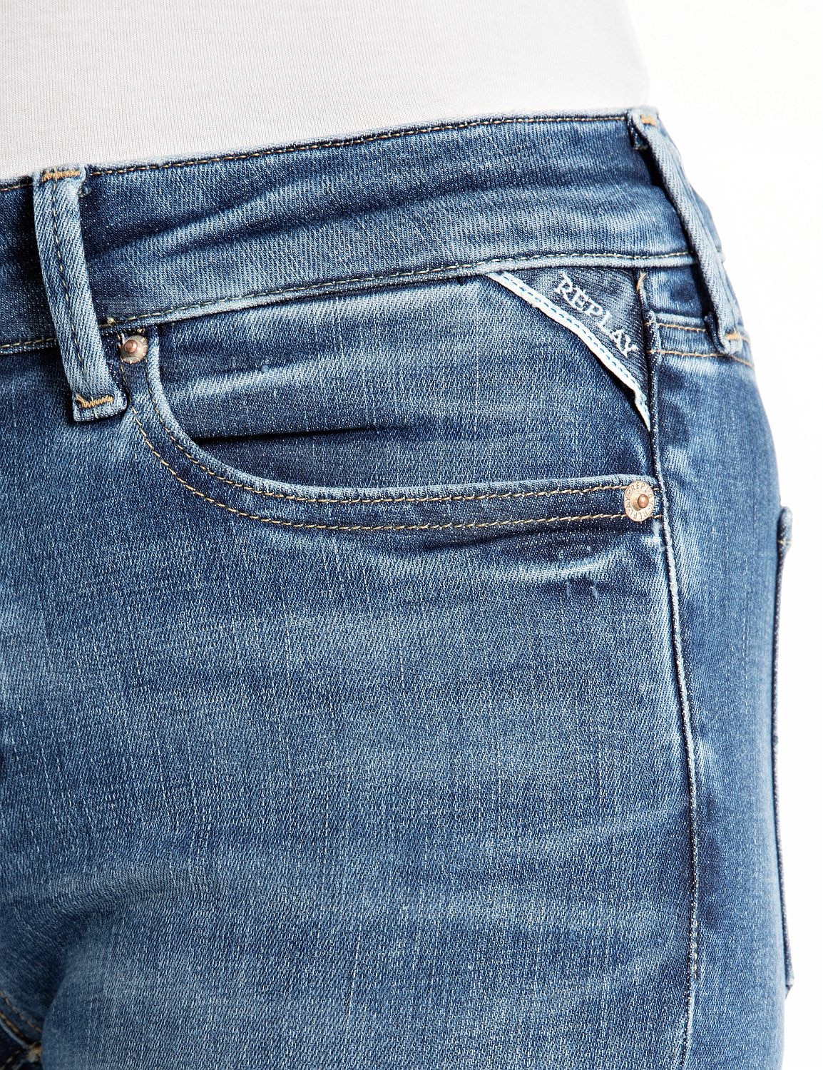 Replay 5-Pocket-Jeans »NEW LUZ Skinny Fit«, in Ankle-Länge