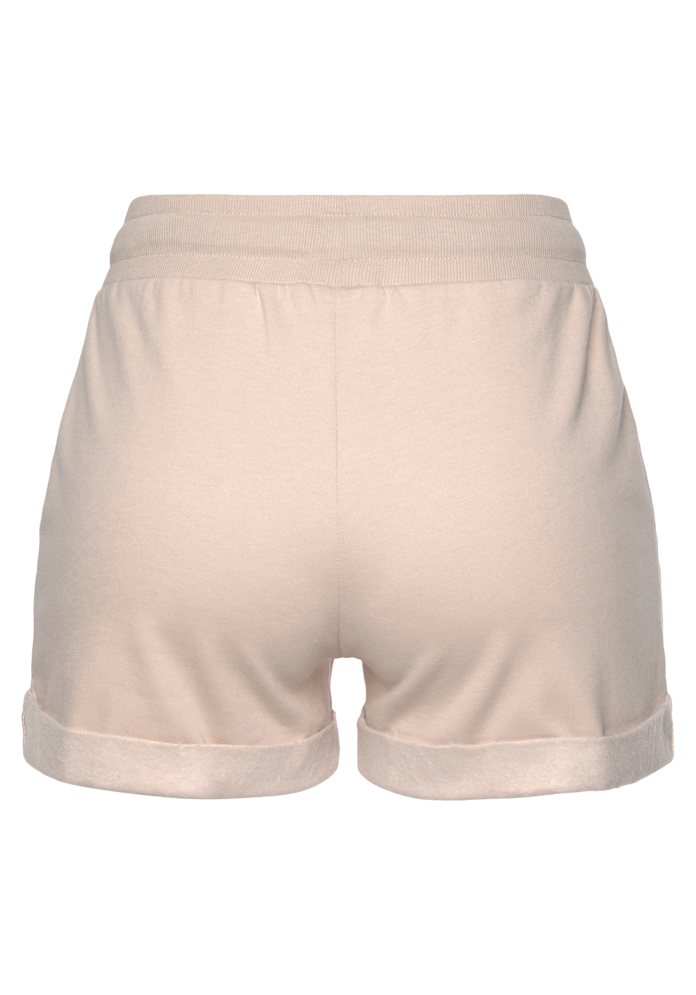 LASCANA Shorts, mit Rippbündchen und Umschlagsaum, Loungewear