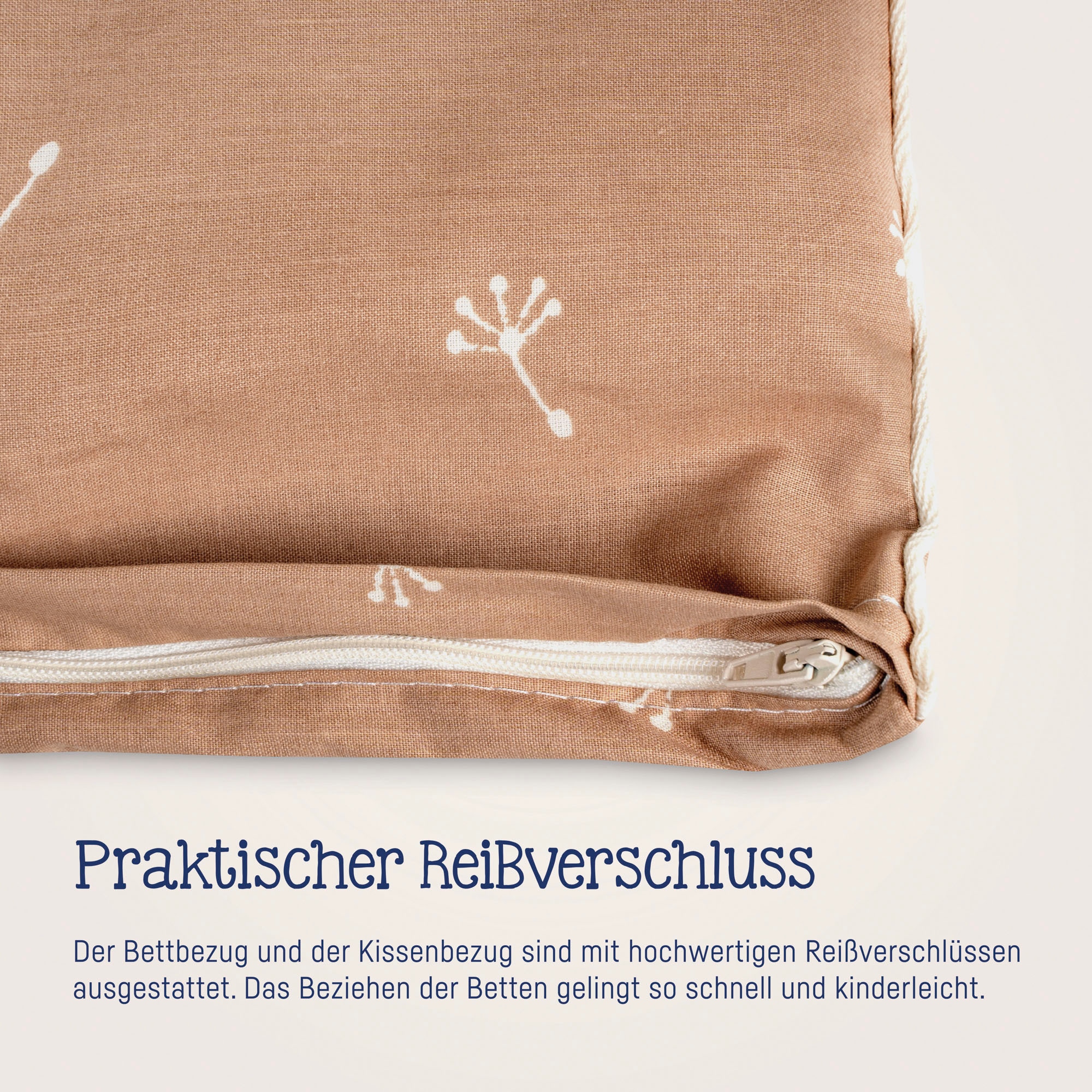 Julius Zöllner Kinderbettwäsche »Baby- und Kinderbettwäsche aus 100% Bio-Baumwolle«, erhältlich in den Größen 80x80+35x40cm und 100x135+40x60cm