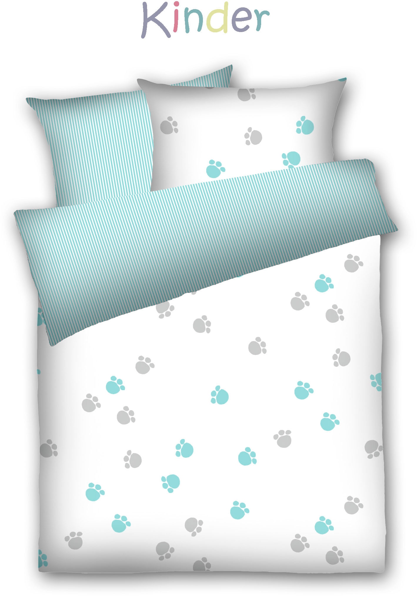 Dyckhoff Bettwäsche »Pfötchen« 2 Stk. tlg. aus Weichfrottier