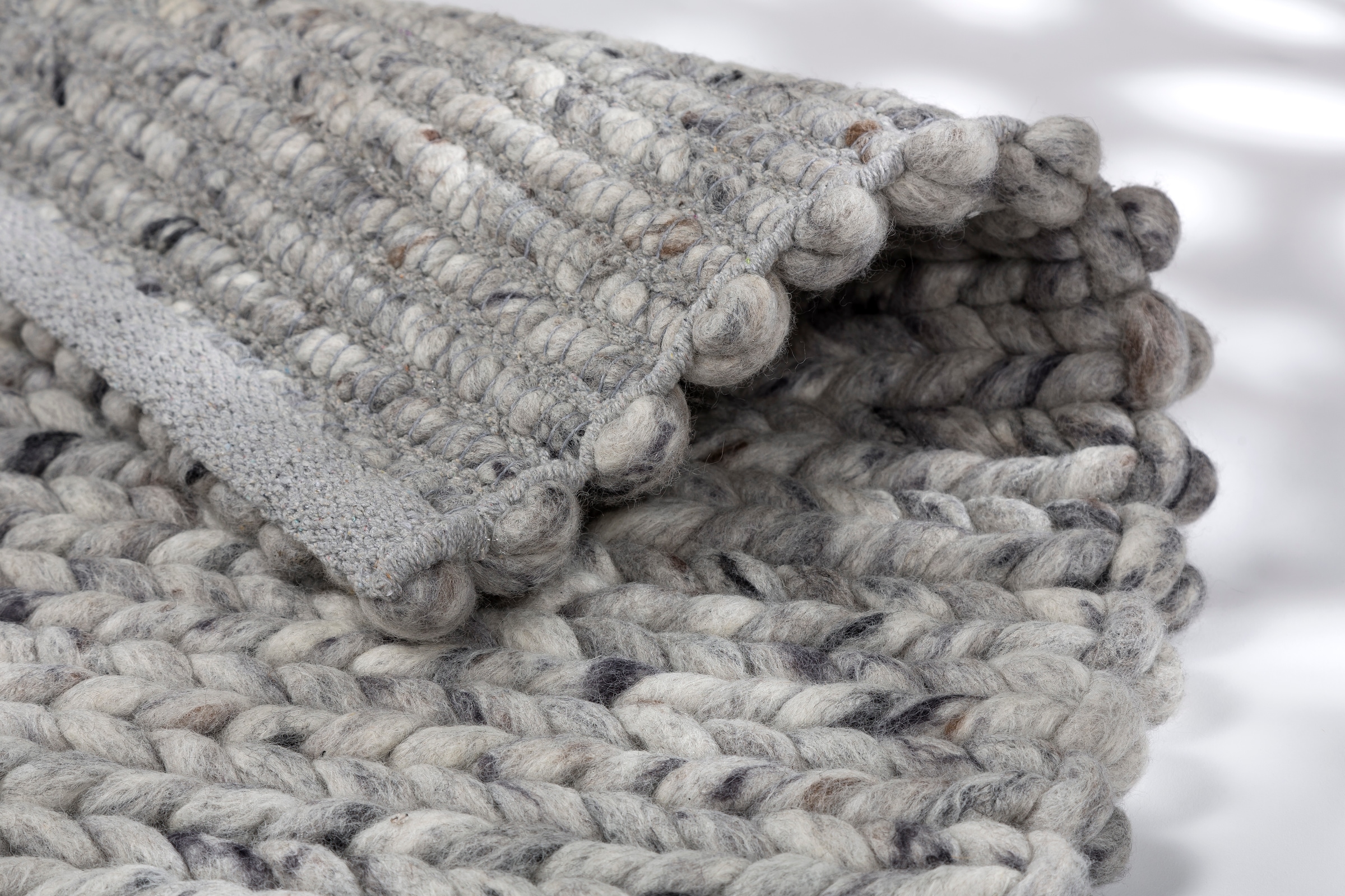 SCHÖNER WOHNEN-Kollektion Teppich »Enisa 6027«, rechteckig, 15 mm Höhe, Struktur, Wolle, handweb, Wohnzimmer, Schöner Wohnen Kollektion