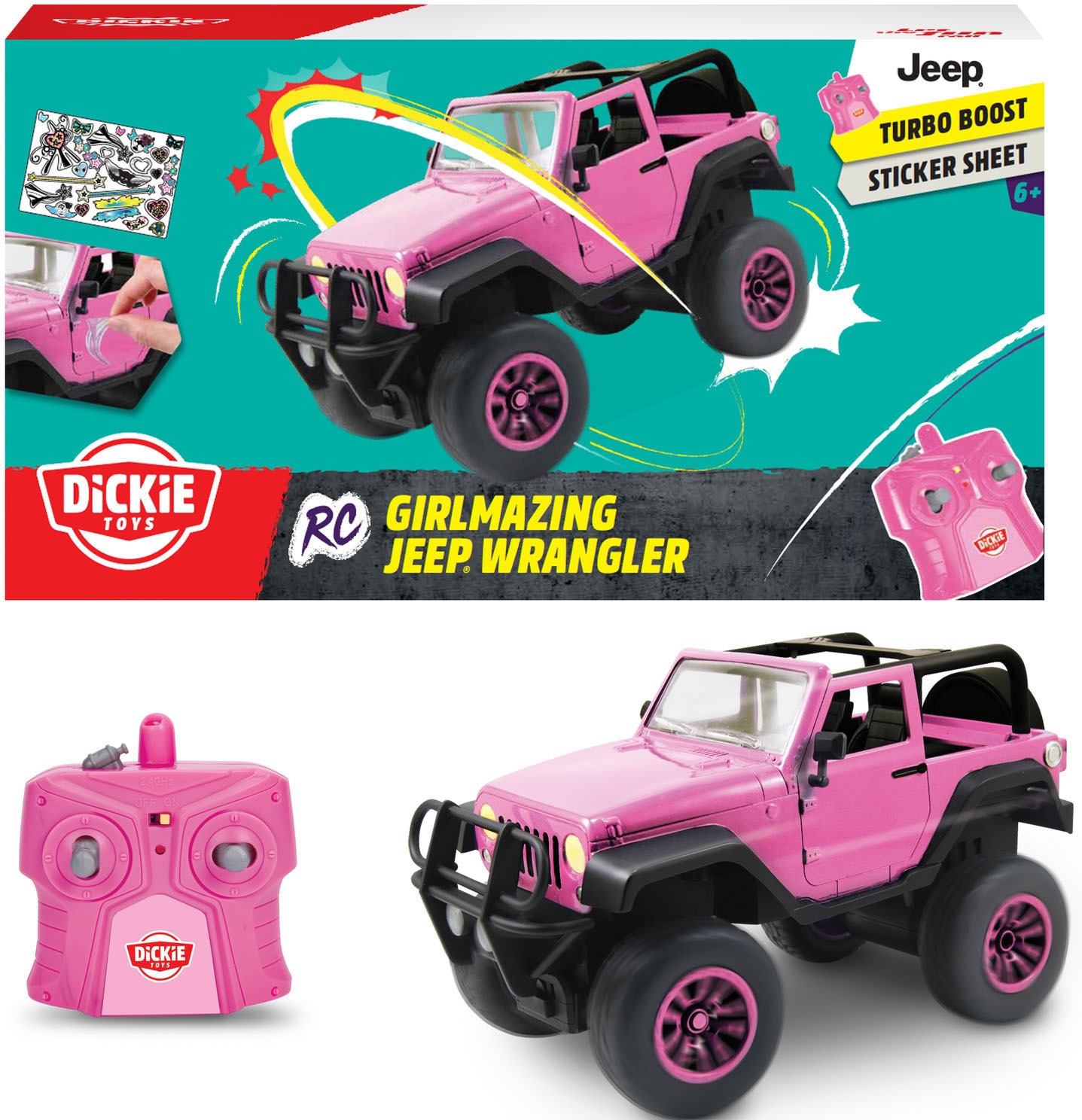 Dickie Toys RC-Auto »RC Girlmazing Jeep Wrangler« kaufen