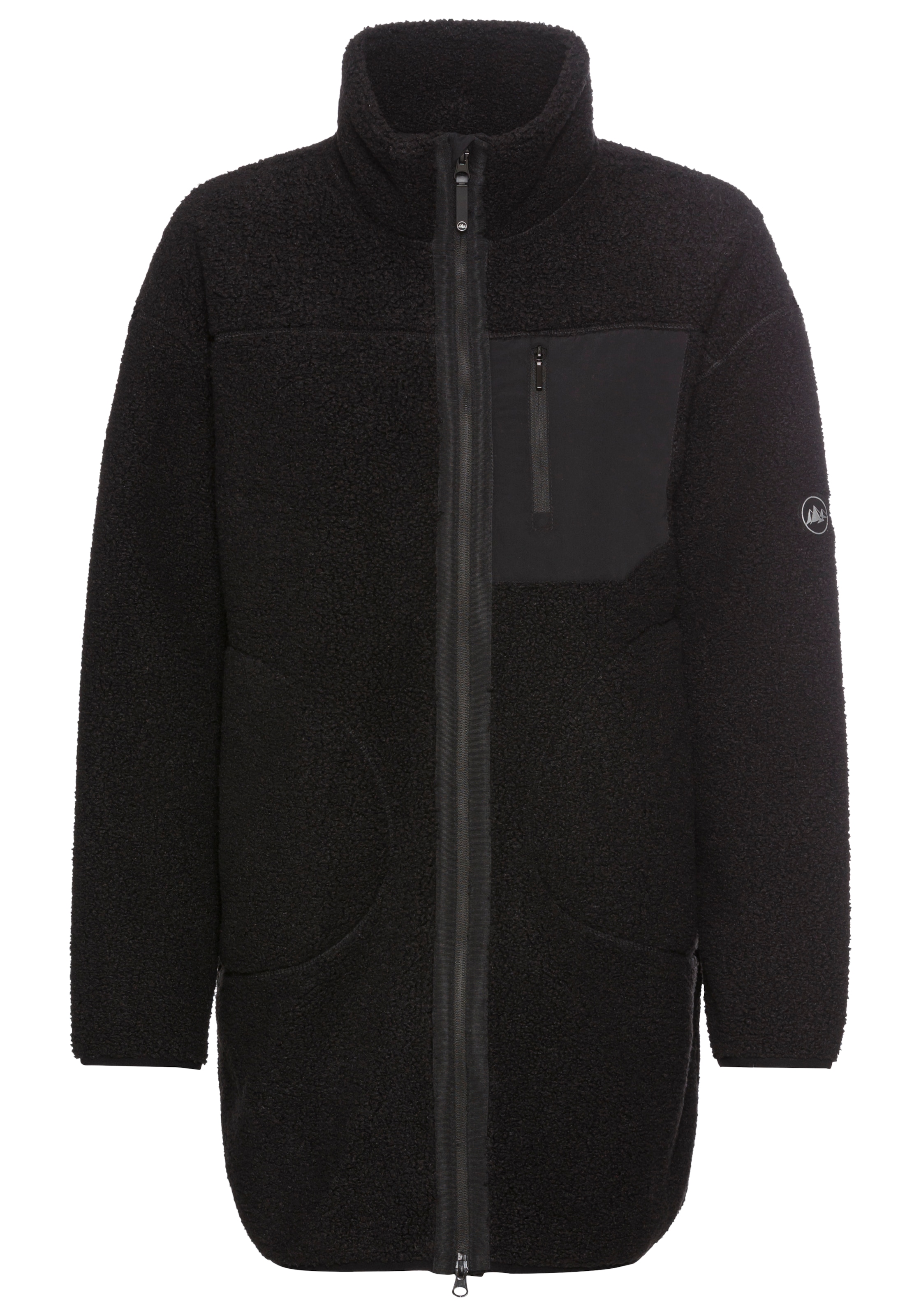 Polarino Fleecejacke, Oversize,  atmungsaktiv, schnell trocknend