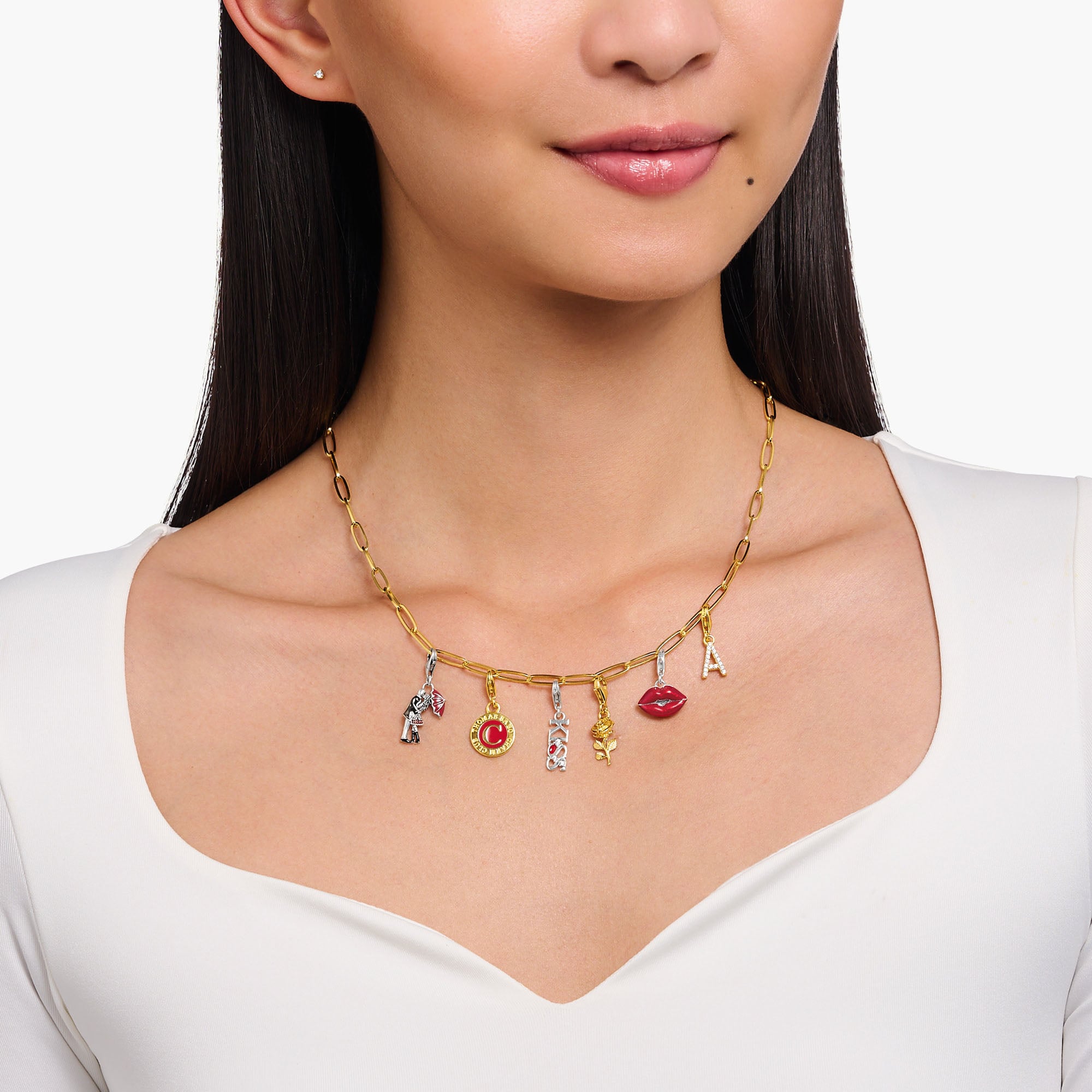 THOMAS SABO Charm-Einhänger »küssendes Paar, 2069-664-10«