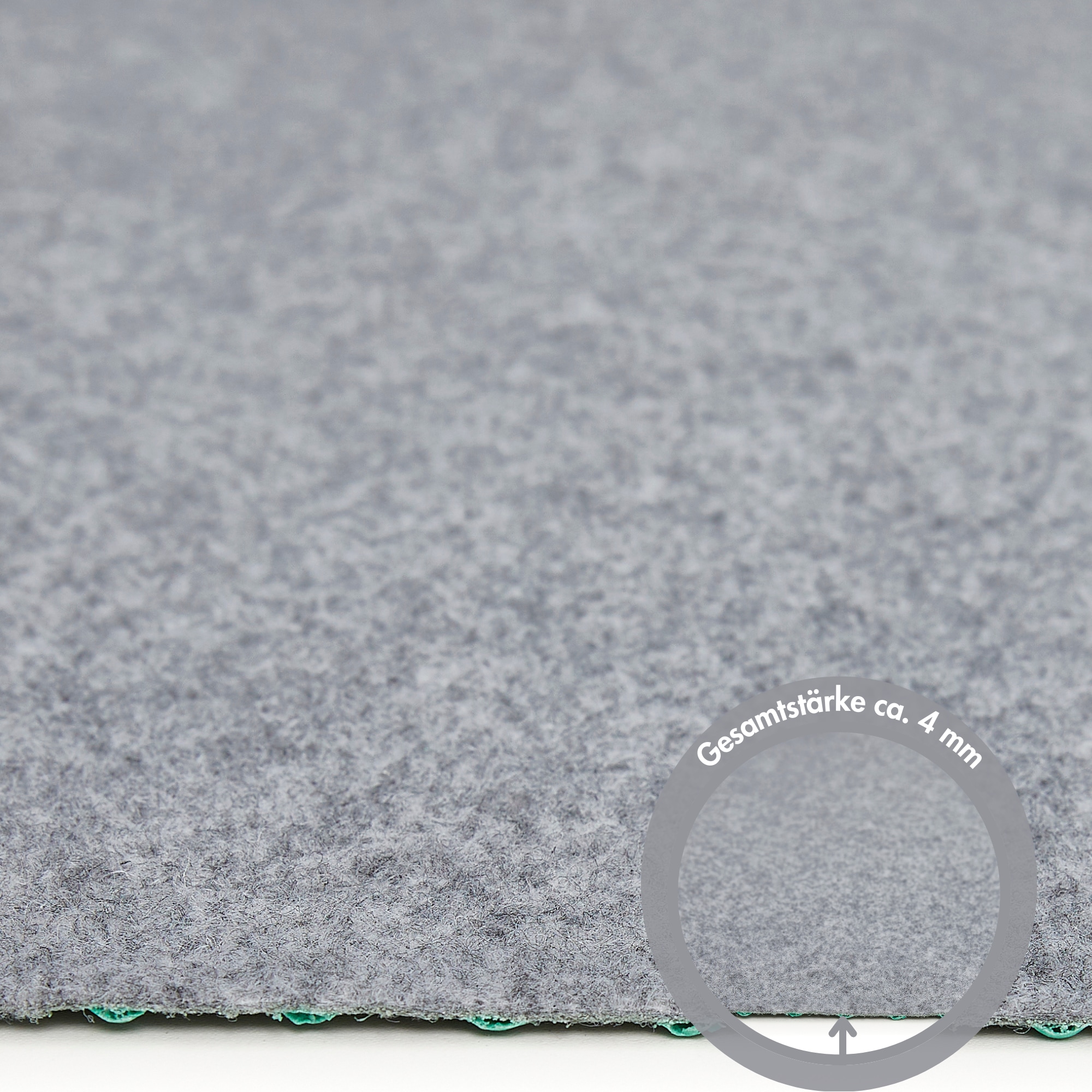 Andiamo Kunstrasen »Field, Made in Belgium«, rechteckig, 4 mm Höhe, Rasenteppich aus Nadelfilz, mit Noppen, für Balkon & Terrasse