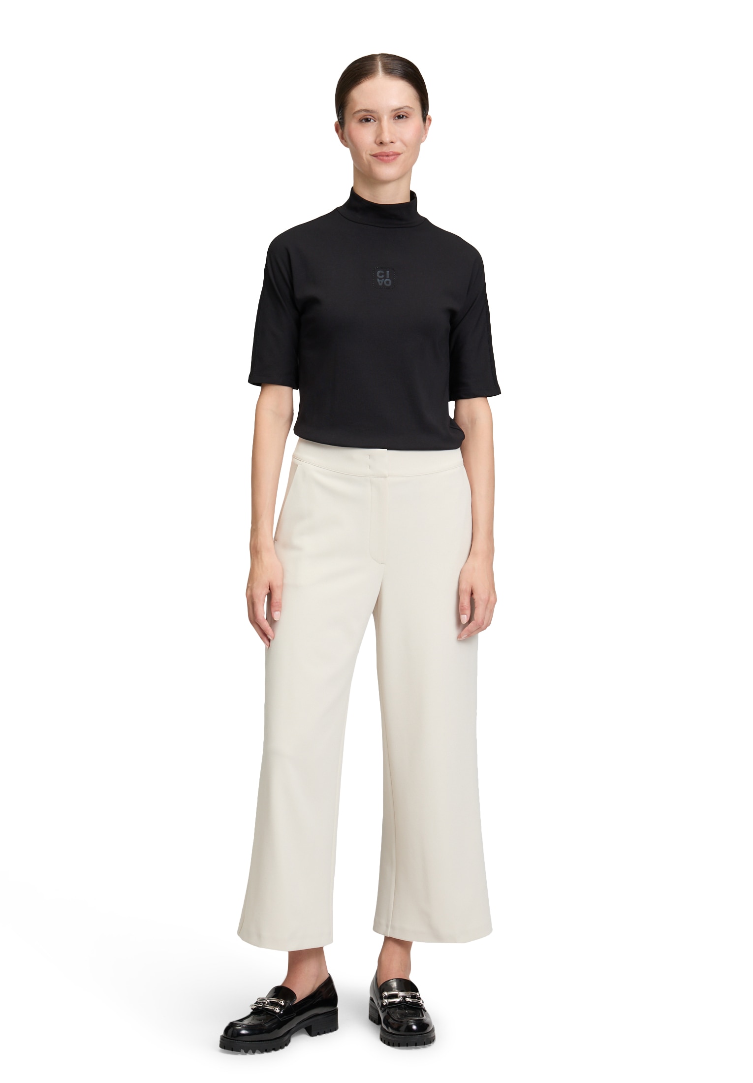Betty Barclay Langarmshirt »Rollkragenshirt mit Stehkragen«