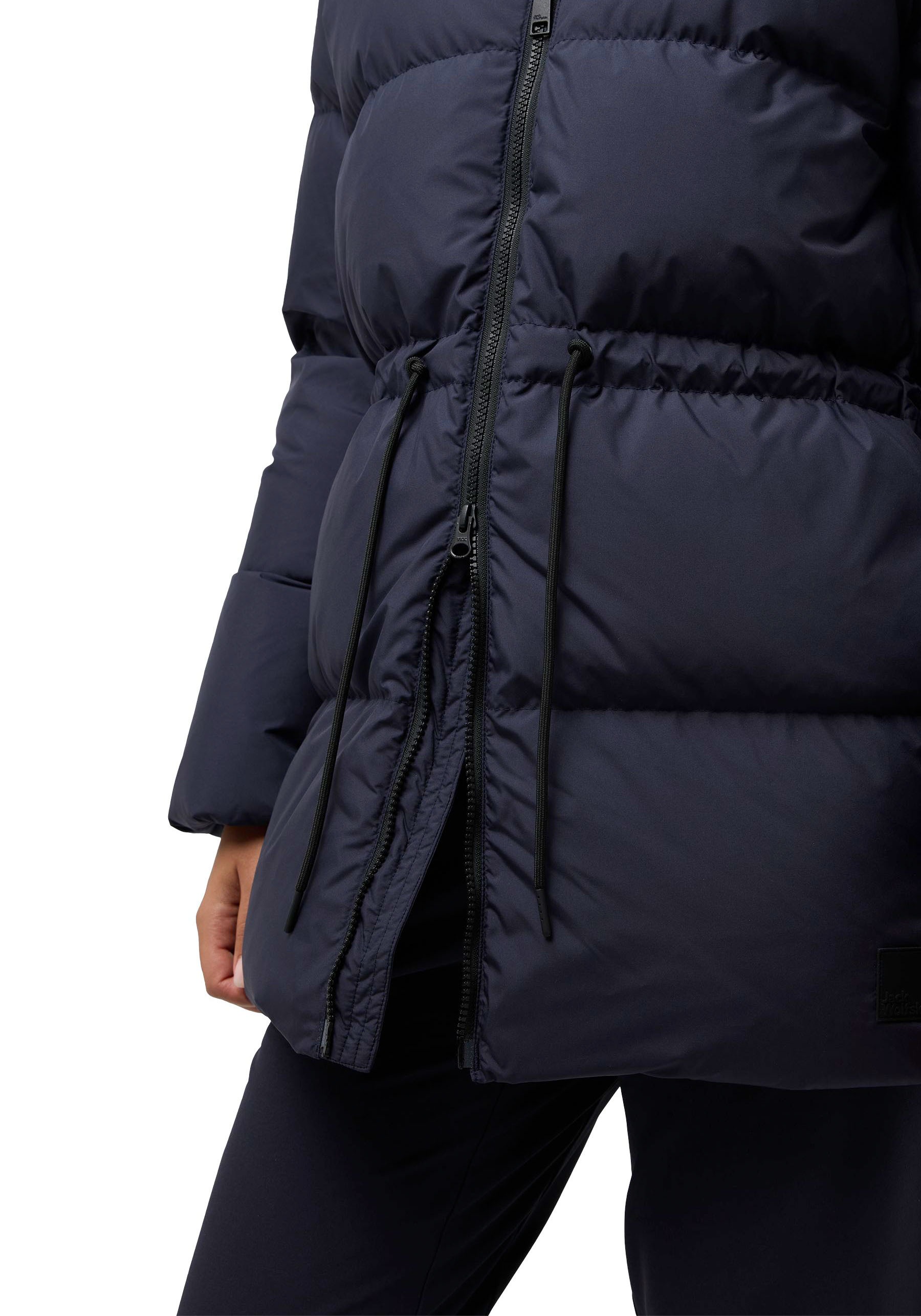 Jack Wolfskin Daunenjacke »KIRSCHALLEE«, mit Kapuze, Winterjacke