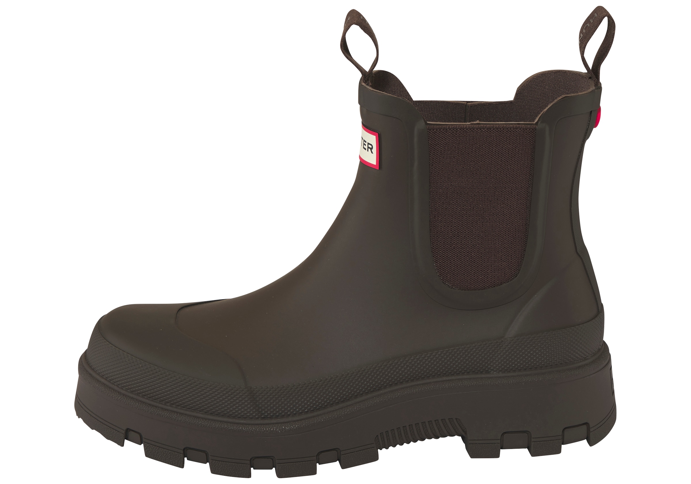 Hunter Gummistiefel »UNISEX ELEMENTS ELASTIC CHELSEA BOOT«  wasserdicht, Elastikeinsätze an den Seiten, Chunky Sohle