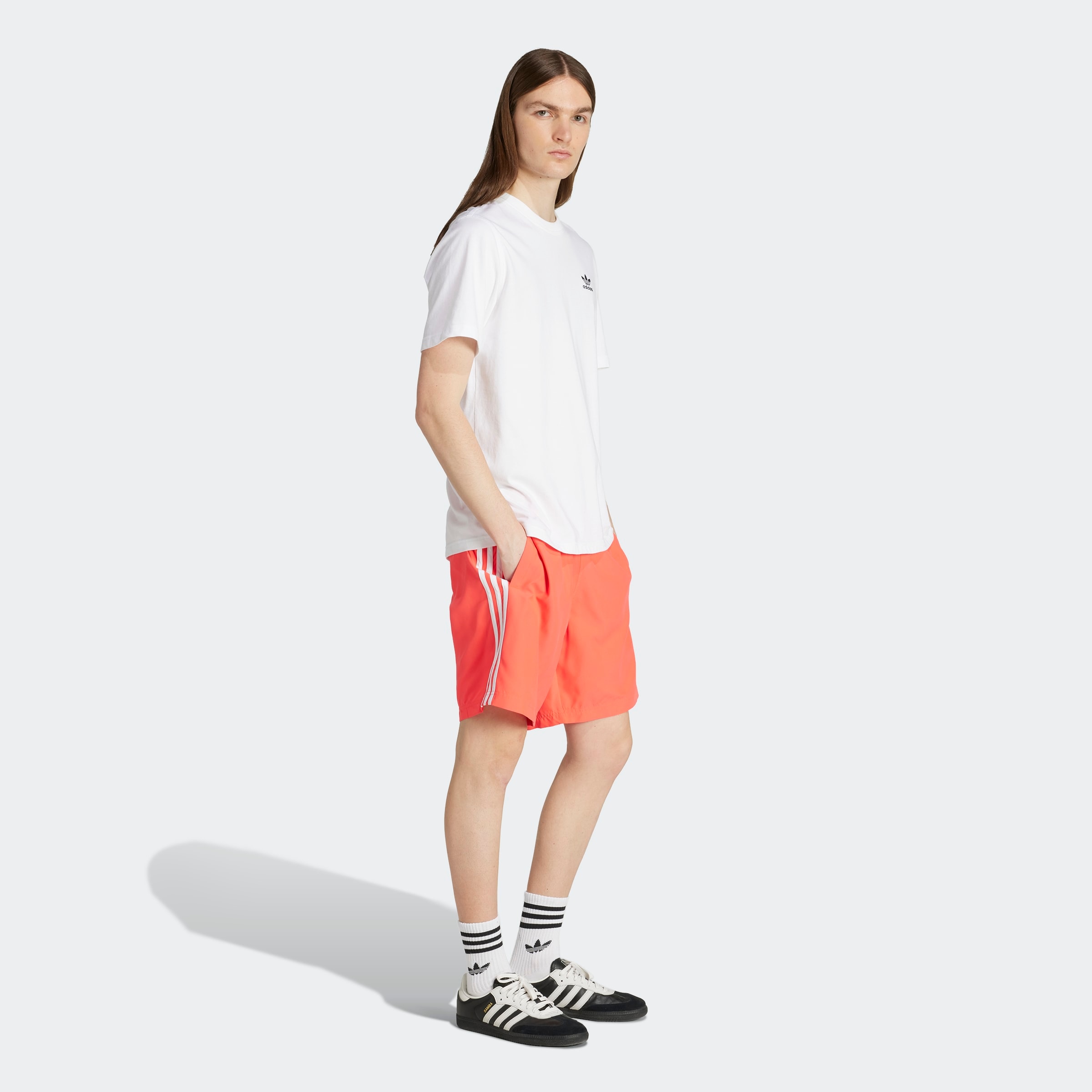 adidas Performance Badeshorts »ADICOLOR 3-STREIFEN, 20 ZENTIMETER«