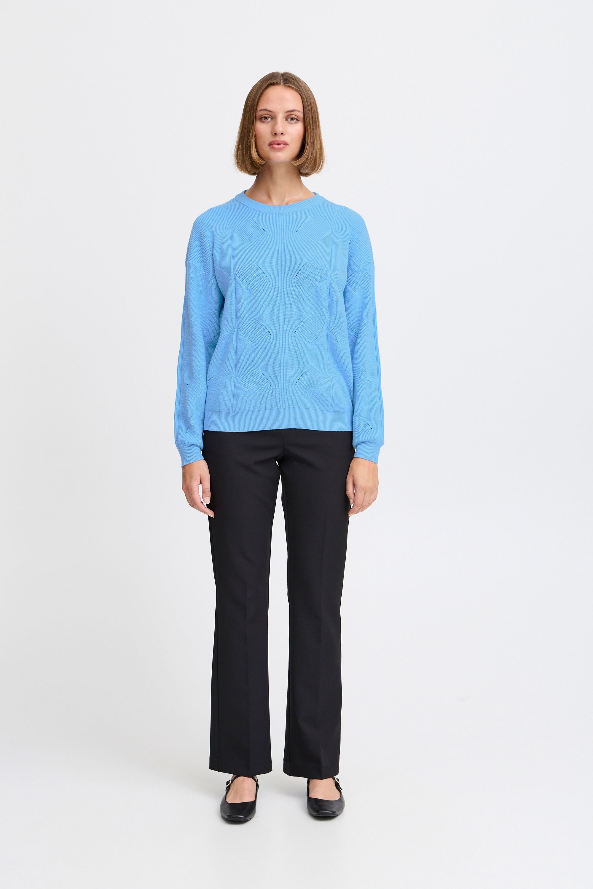 Ichi Strickfleece-Pullover »Strickpullover IHBoston«