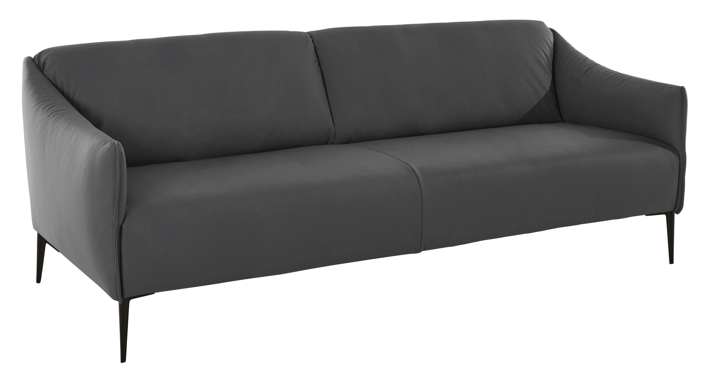 W.SCHILLIG 2,5-Sitzer »sally Design-Sofa, Loungesofa, bequem, schmale Armlehnen, Breite 194cm« mit Metallfüßen in Schwarz pulverbeschichtet, Breite 194 cm