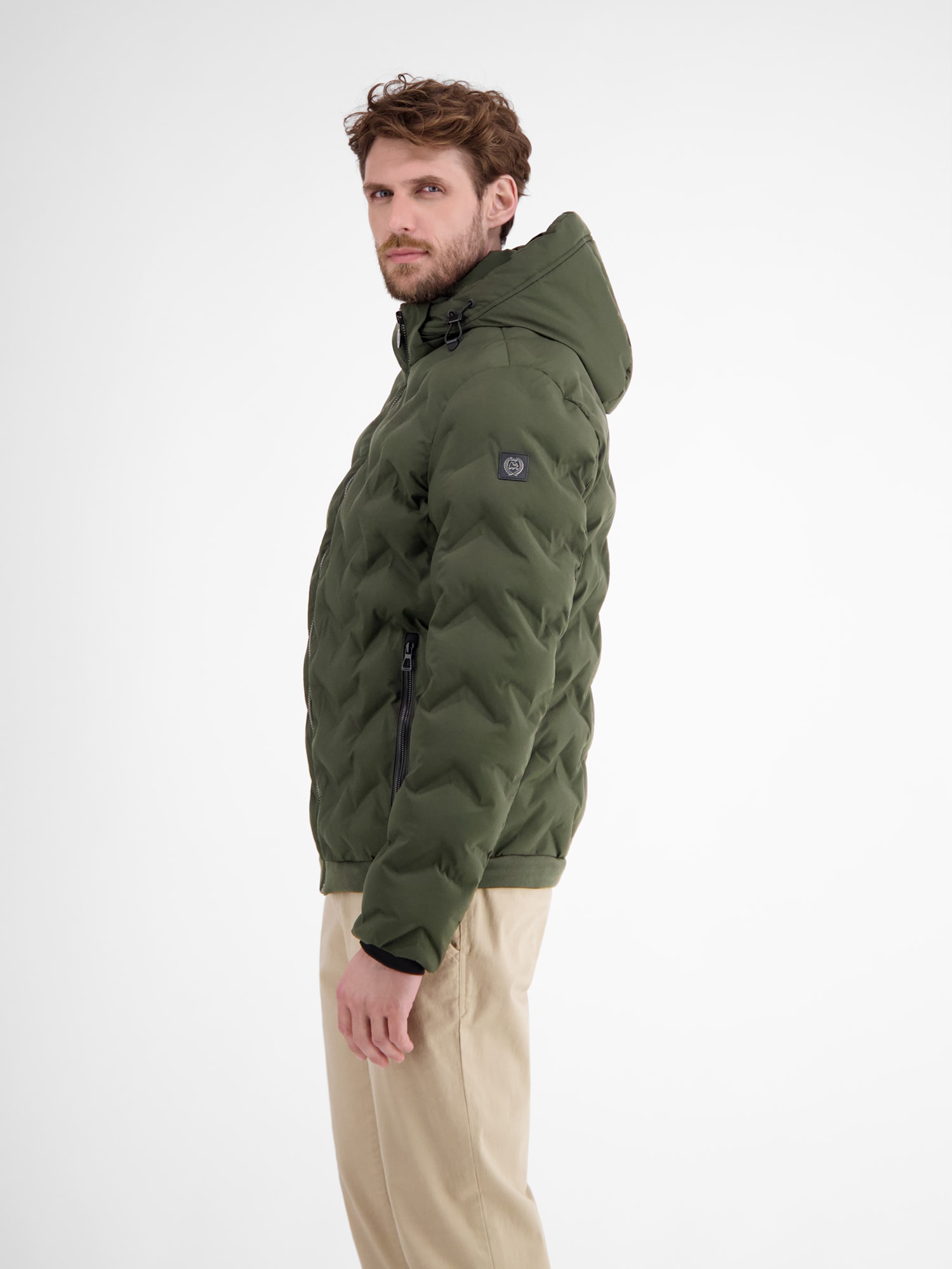 LERROS Steppjacke »LERROS Herren Funktions-Steppjacke«, mit Kapuze, Wasser- und windabweisend, atmungsaktiv