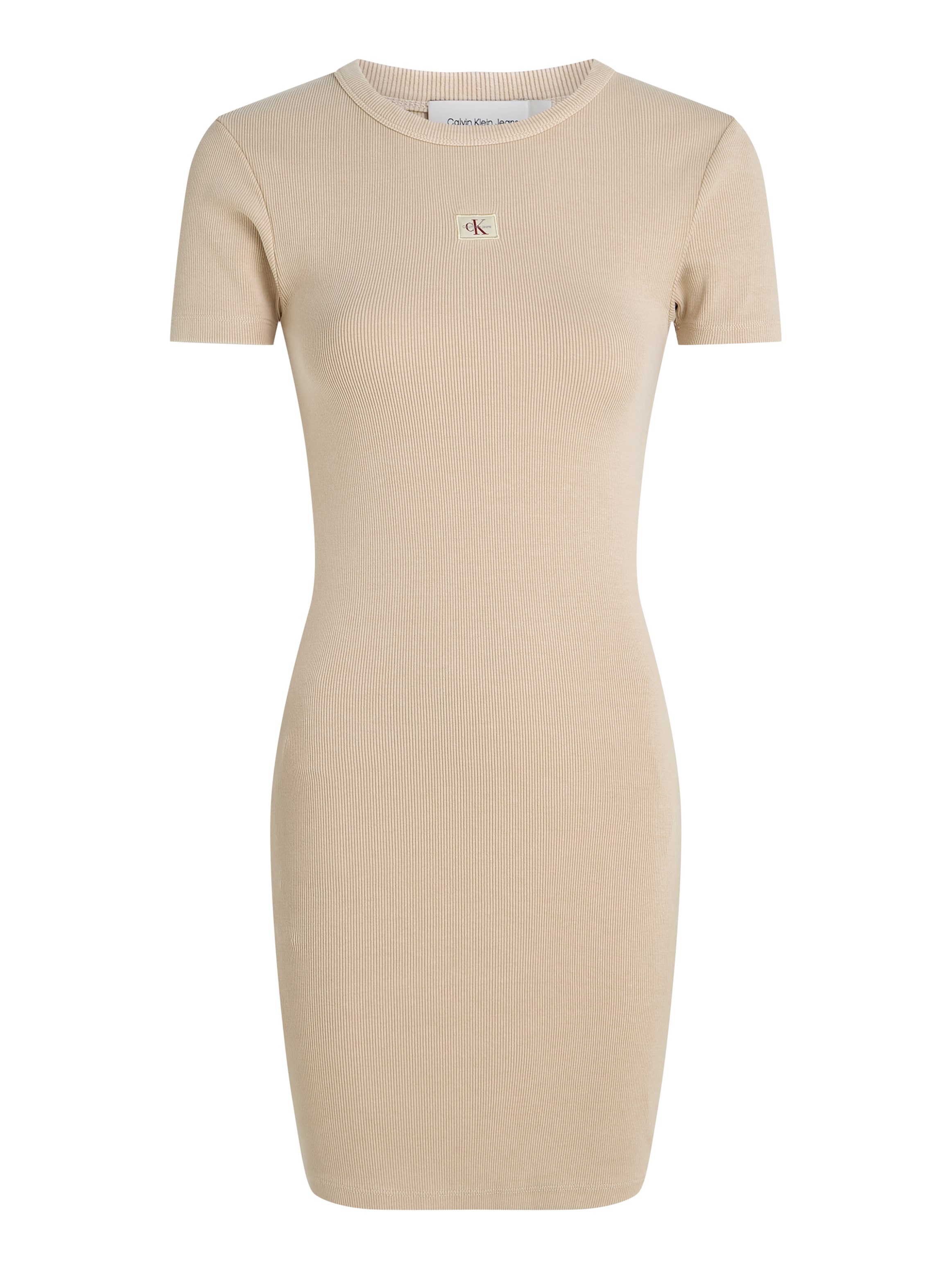 Calvin Klein Jeans Shirtkleid »WASHED WOVEN LABEL RIB DRESS«, in gewaschener Optik