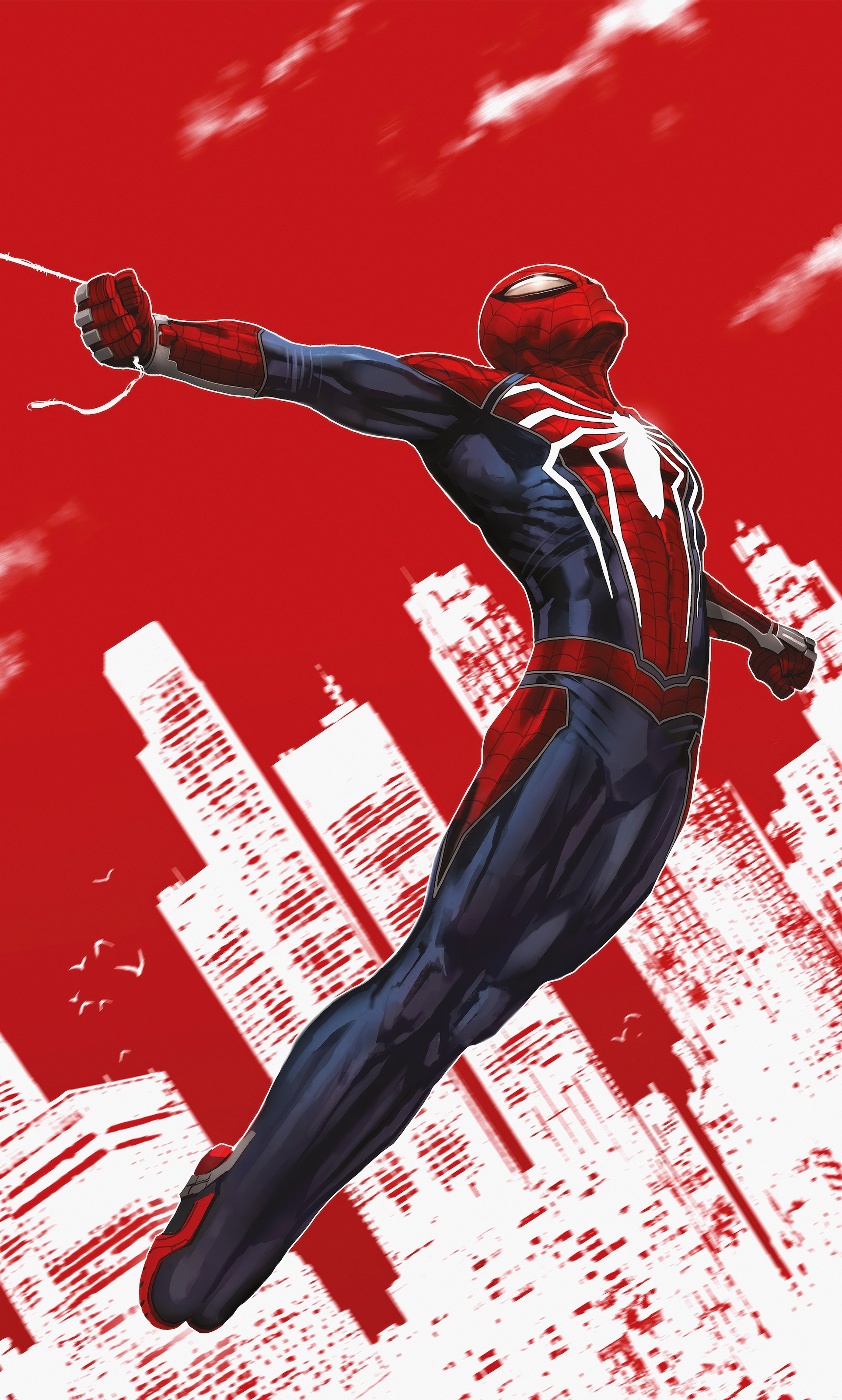 Komar Kindertapete »Marvel Spider-Man Red Swing«, bedruckt
