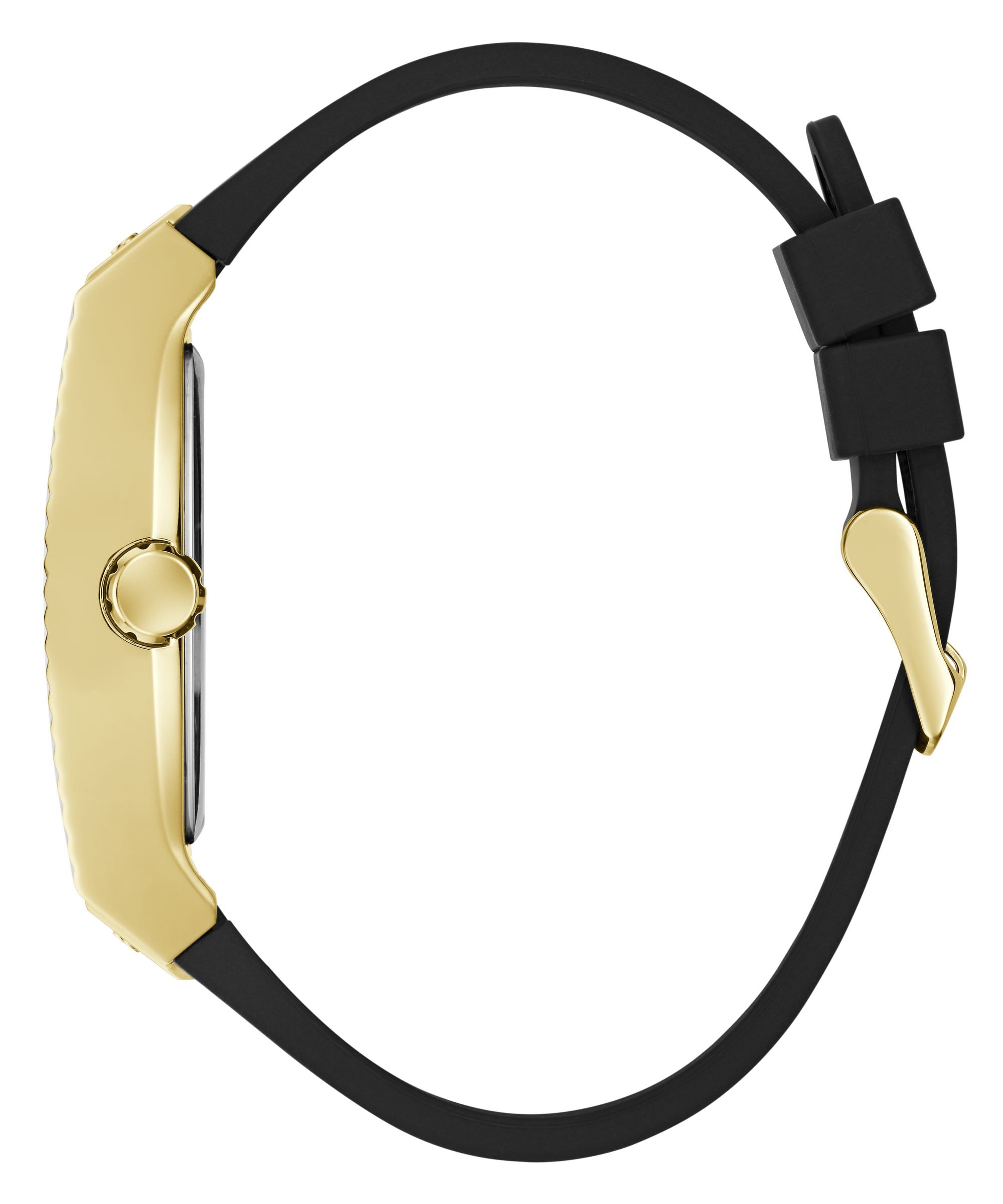 Guess Quarzuhr »PHOENIX« Armbanduhr, Herrenuhr, Silikonarmband, analog