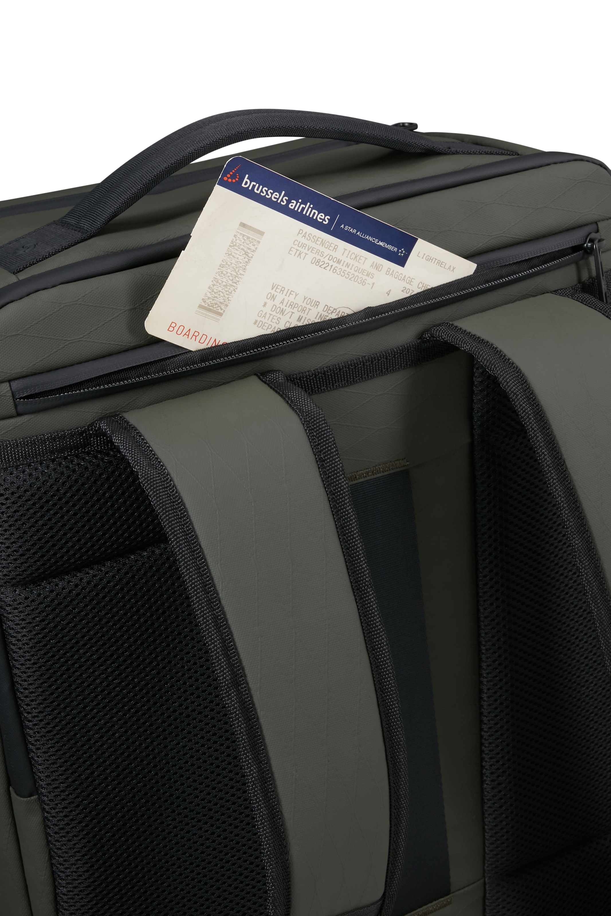 Samsonite Reiserucksack Sicherheitsfach am Rücken wasserabweisend