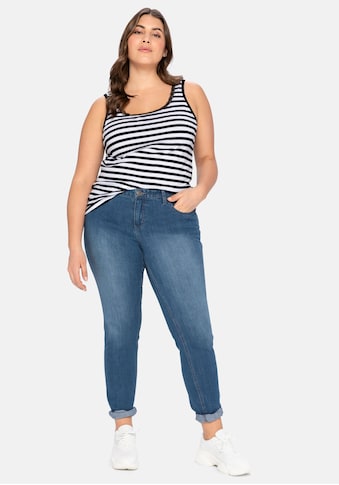 Sheego Stretch-Jeans, in schmaler Form kaufen