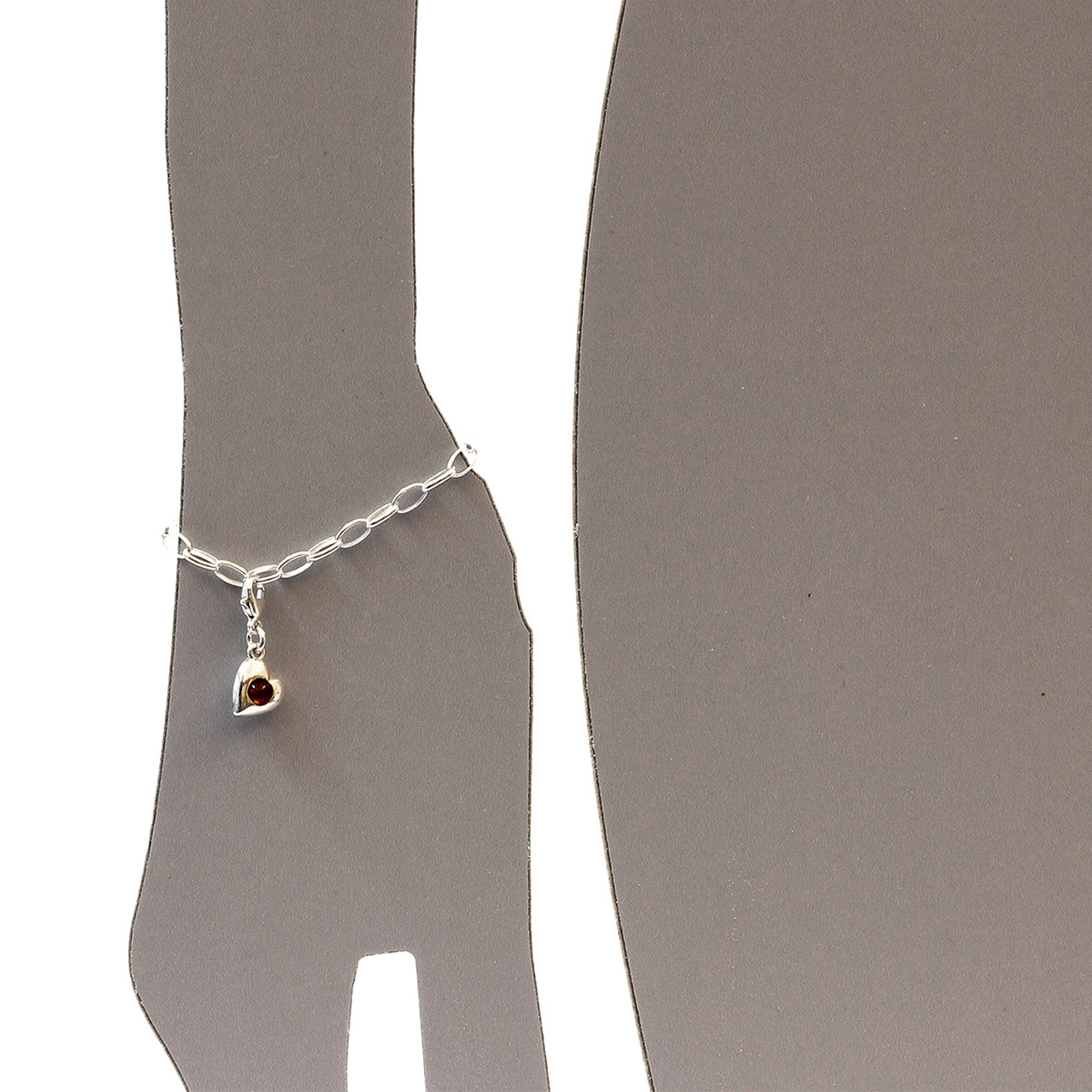 OSTSEE-SCHMUCK Kettenanhänger »- Herz - Silber 925/000 - Bernstein«