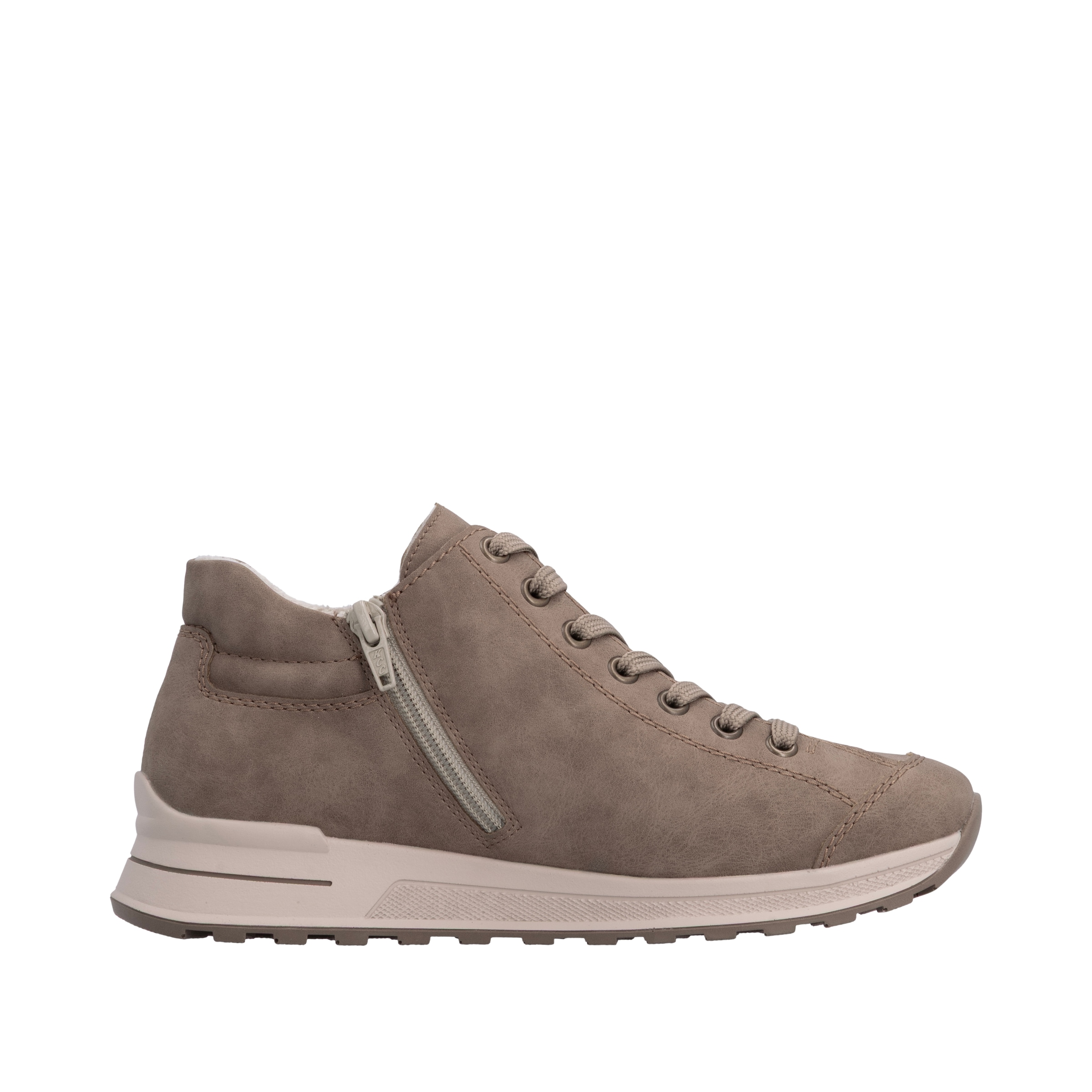 Rieker Sneaker  Freizeitschuh, Halbschuh, Schnürschuh, mit weichem Schaftrand