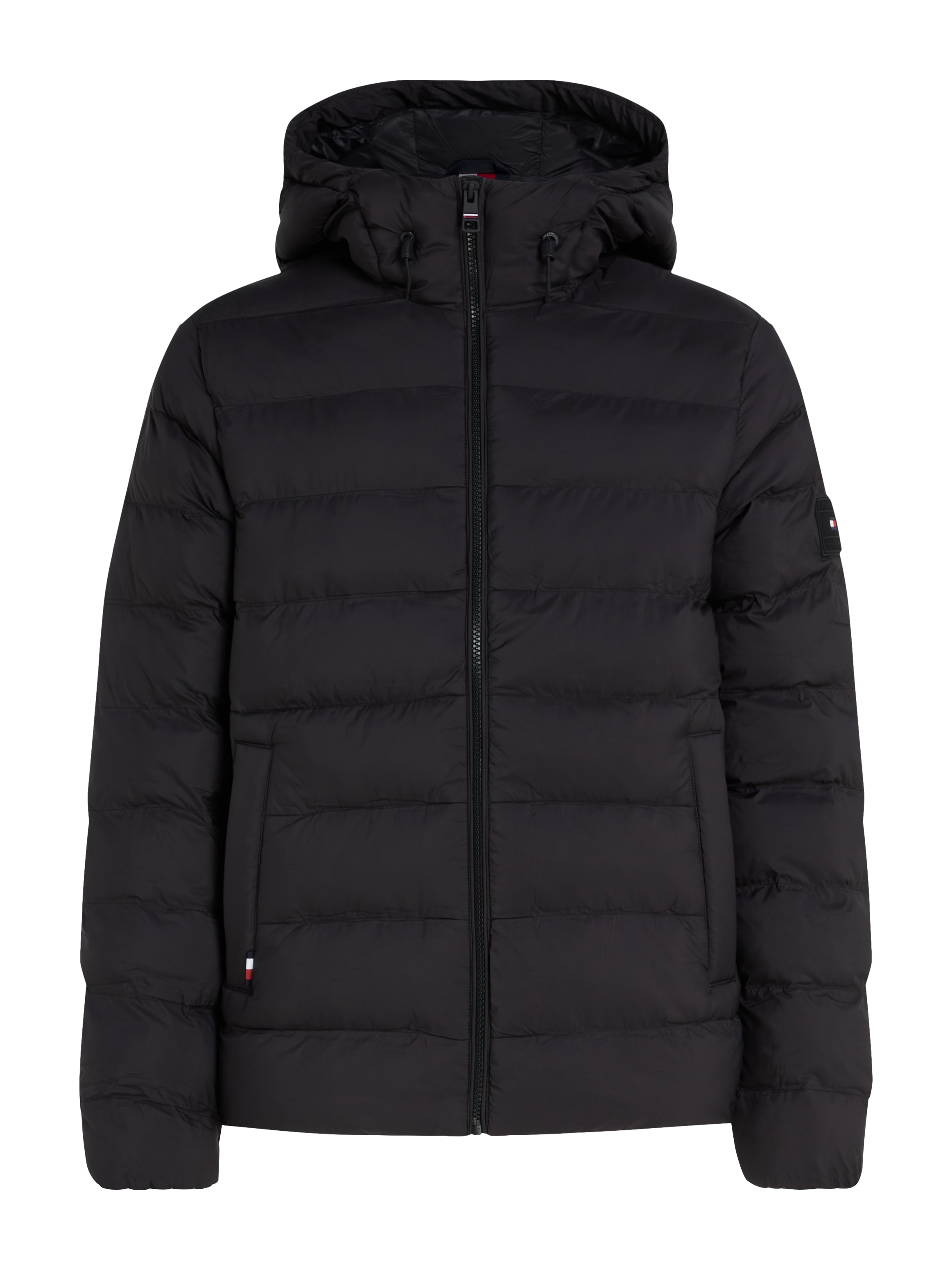 Tommy Hilfiger Steppjacke »MID WEIGHT HOODED JACKET«, mit Kapuze