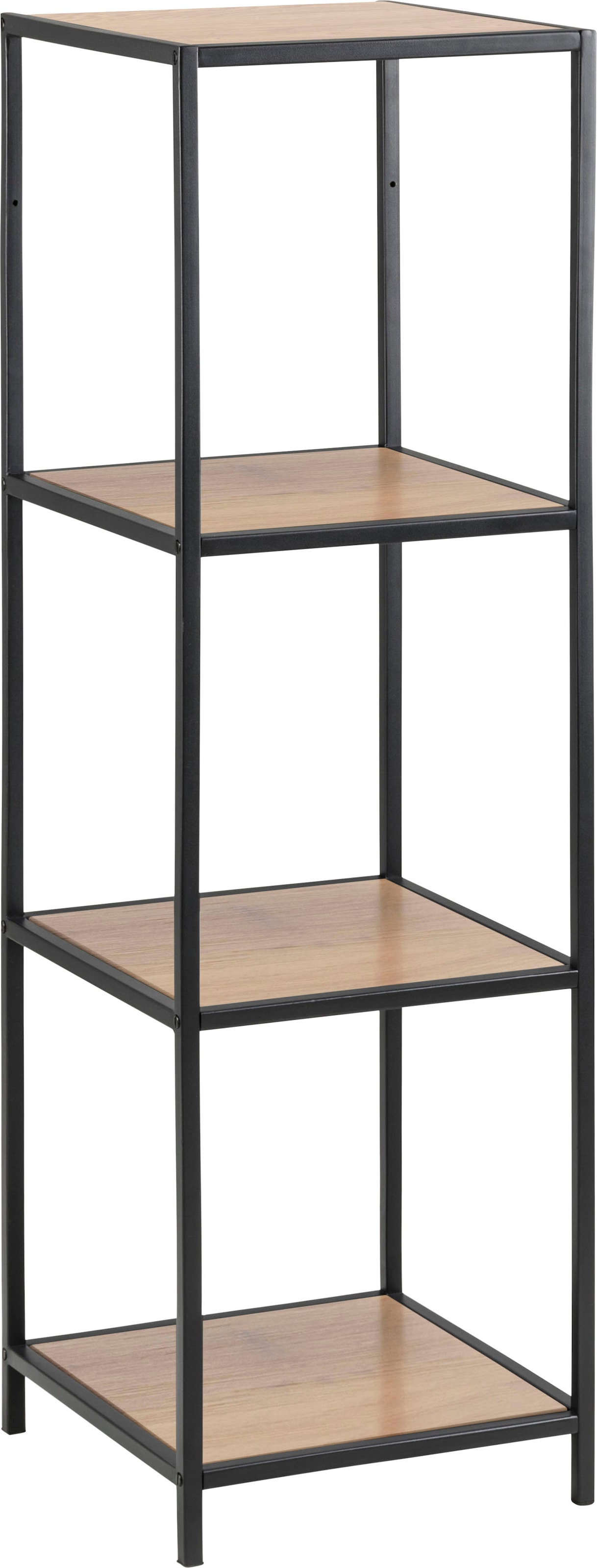 ACTONA GROUP Bücherregal, Metallgestell im Industrie-Look, 3 Einlegeböden, weitere Variationen