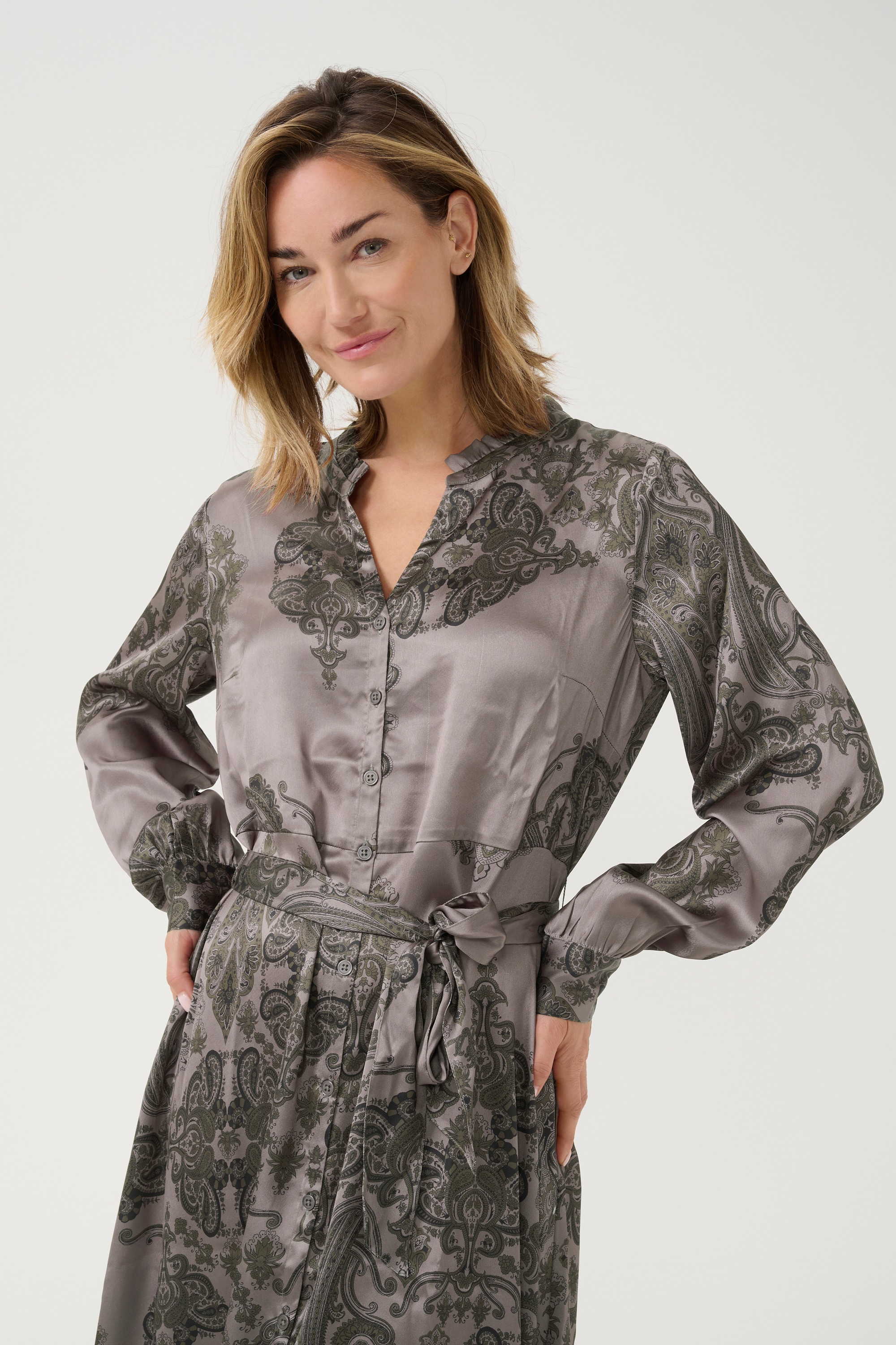 KAFFE Midikleid »Kleid BPester«
