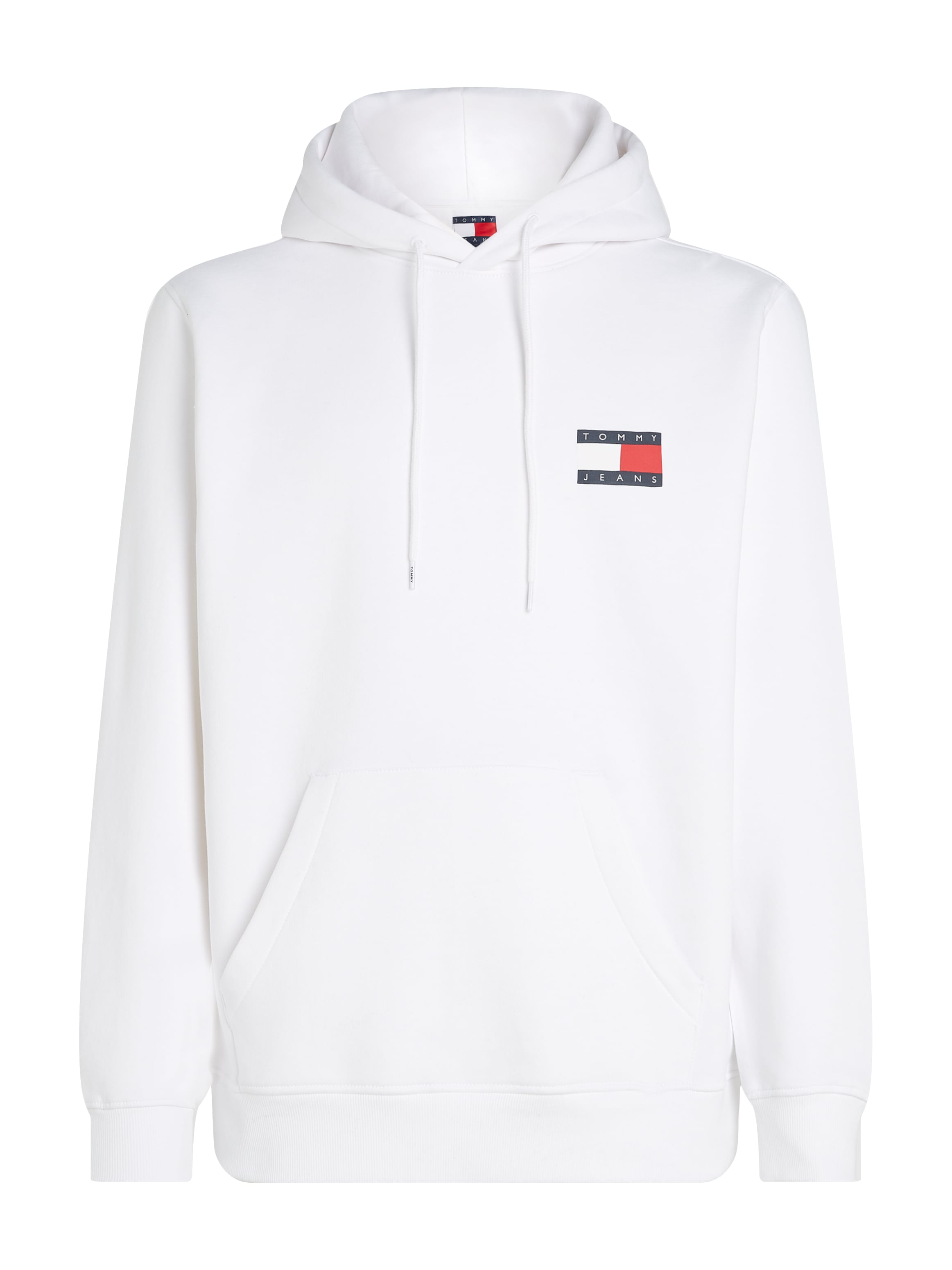 Tommy Jeans Sweatshirt »TJM REG ESSENTIAL FLAG HOOD EXT«, mit bedruckten Markenlogo auf Brusthöhe

