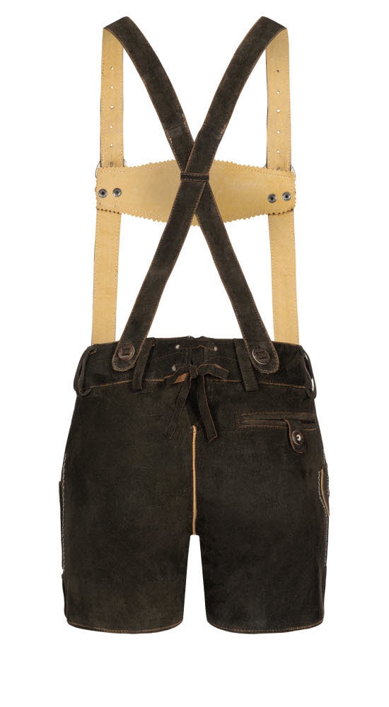 Nübler Trachtenlederhose »Lederhose Hotpant Fanny«