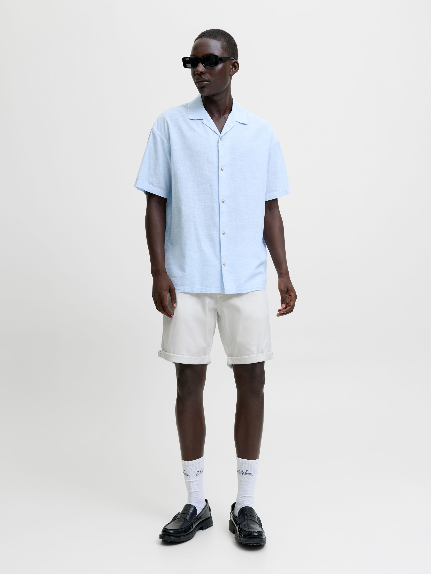 Jack & Jones Chinoshorts »JPSTBOWIE JJSHORTS S«  mit Aufschlag