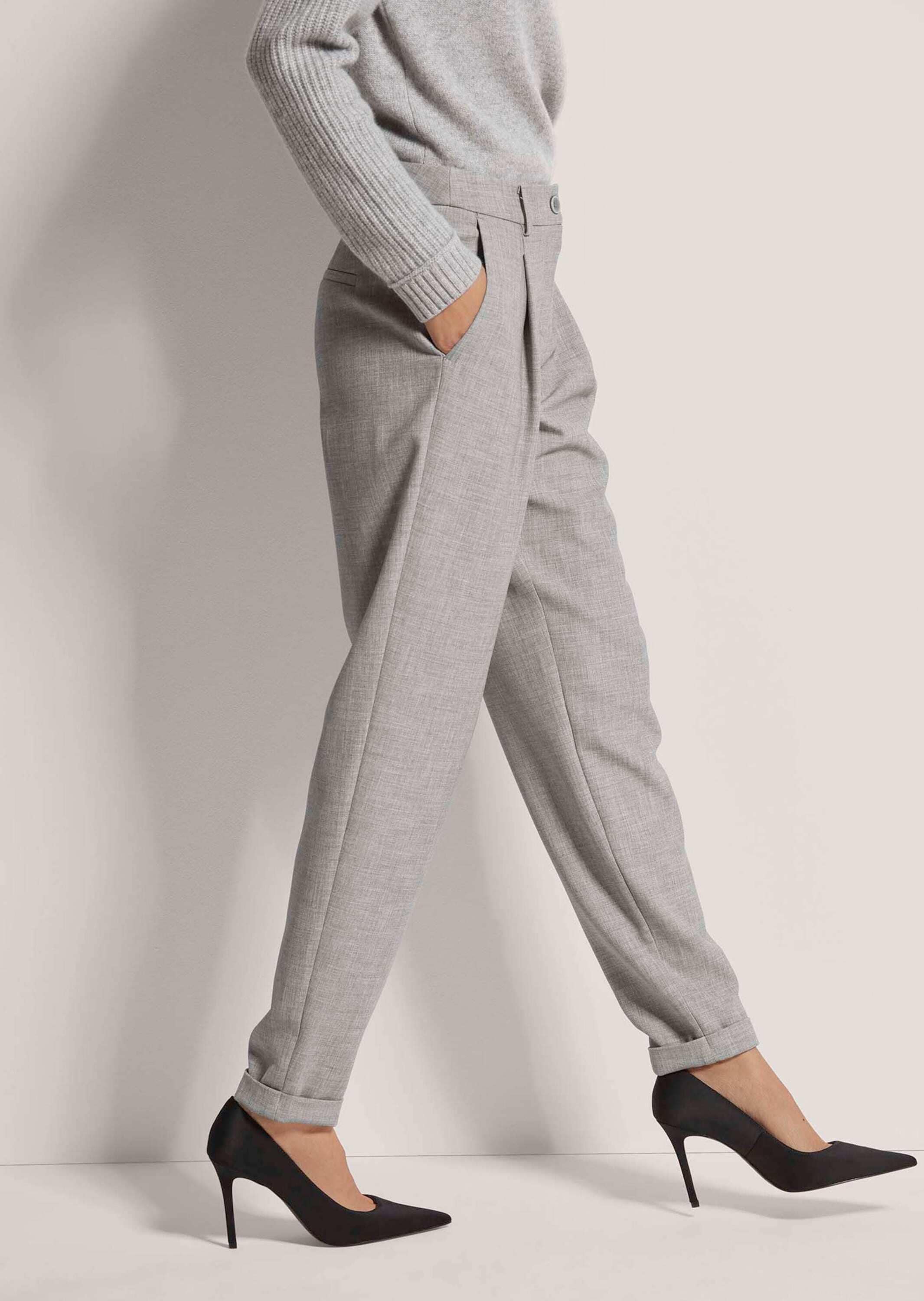 MADELEINE Bundfaltenhose »Hose Bundfaltenhose mit Saumaufschlag«