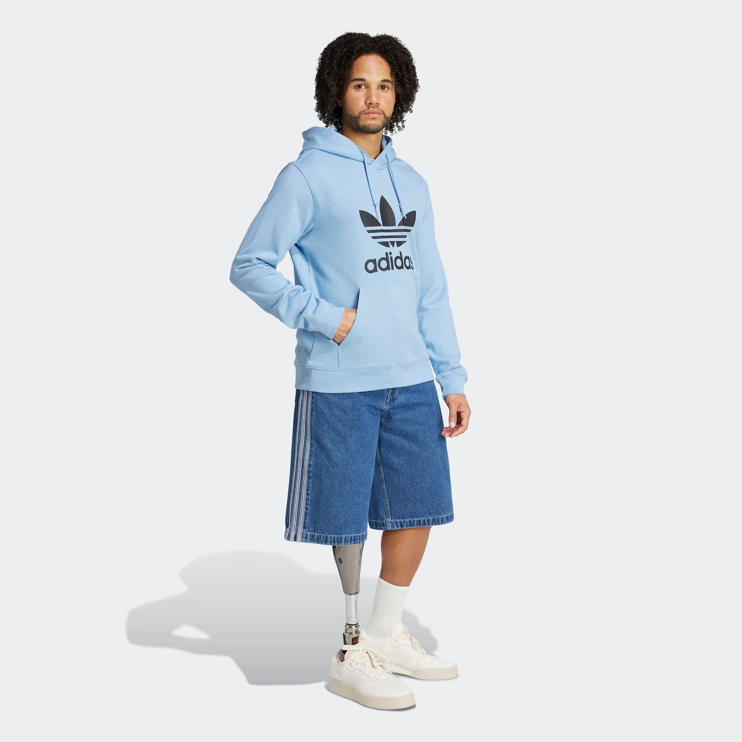 adidas Originals Kapuzensweatshirt »TREFOIL HOODY« Hoodie, Kapuzenpullover mit großem Logoprint
