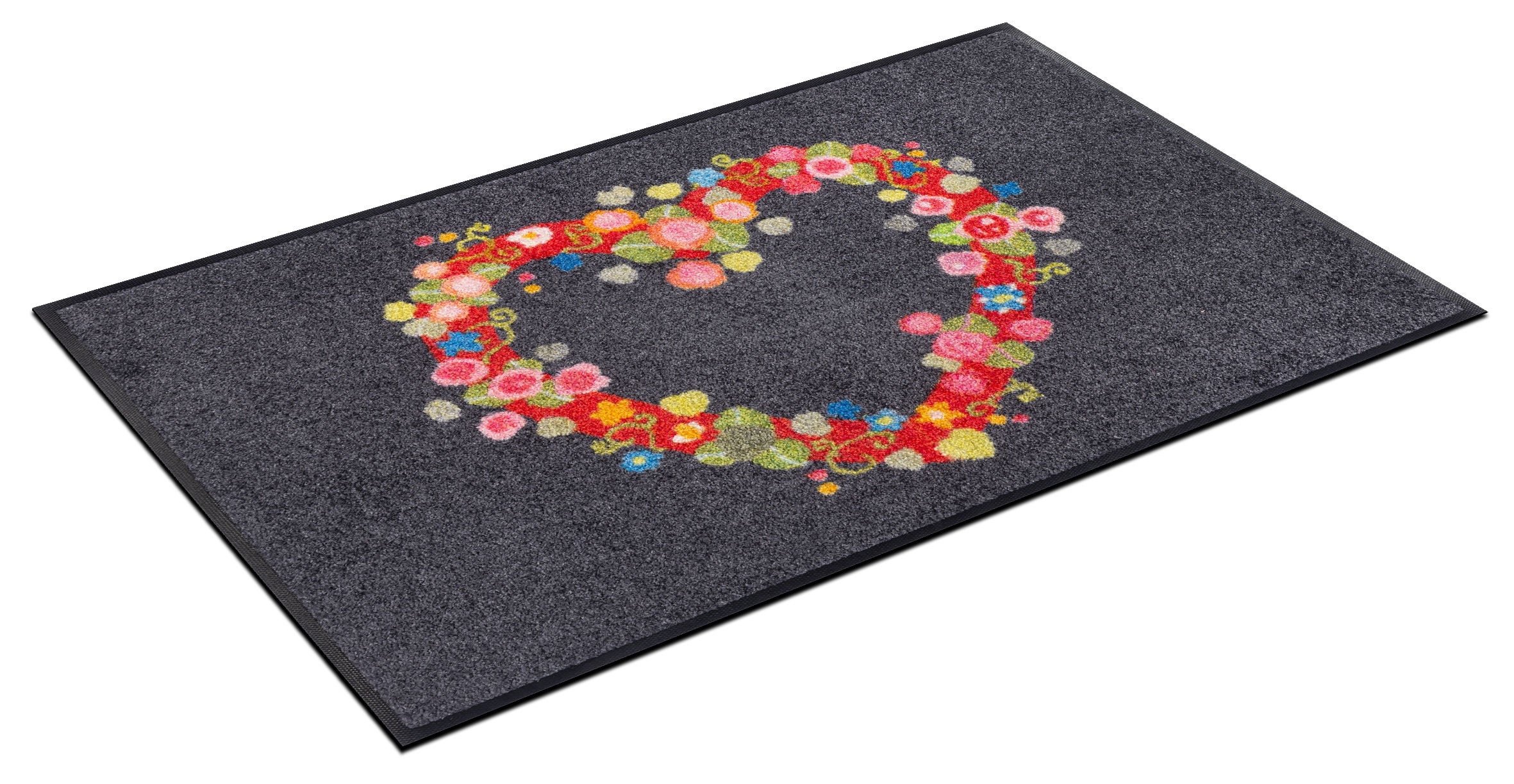 wash+dry by Kleen-Tex Fußmatte »Floral Romance«, rechteckig, 7 mm Höhe