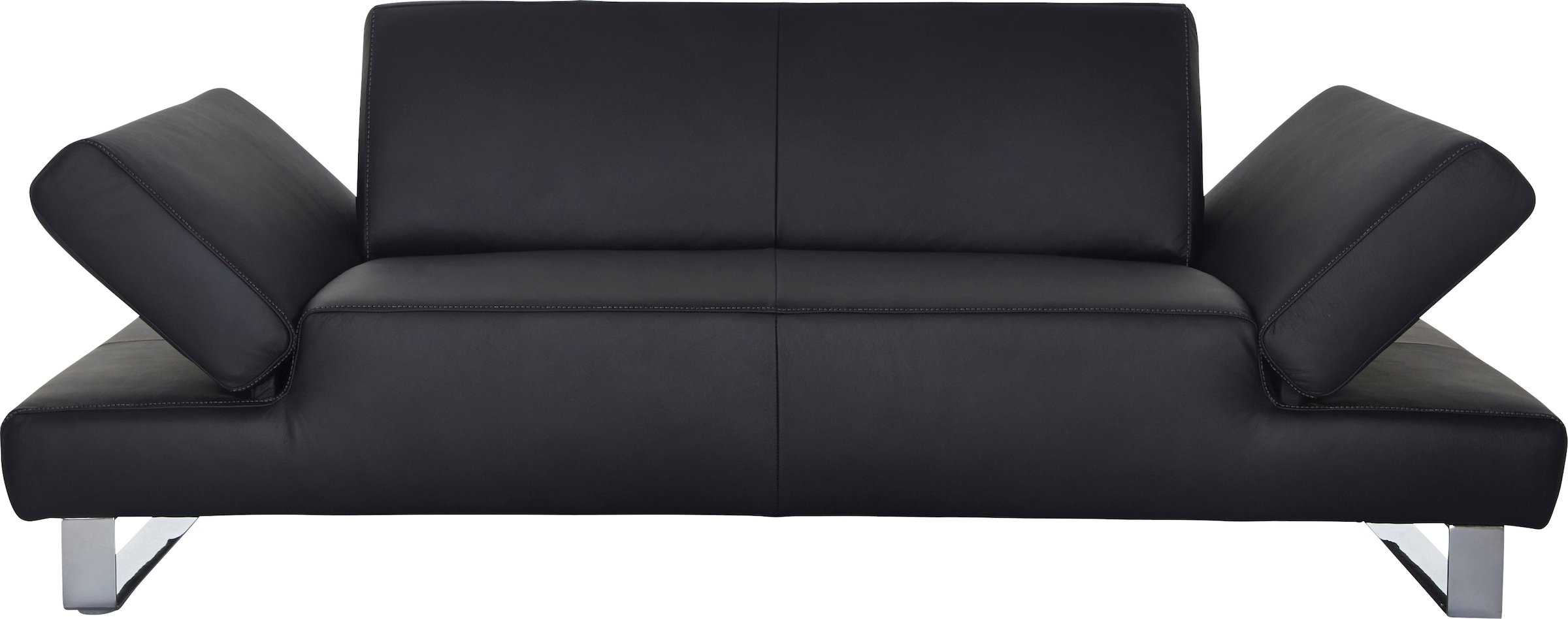 W.SCHILLIG 2-Sitzer »taboo Designsofa mit hohem Sitzkomfort«, mit Übertiefe, inklusive Armlehnenverstellung, mit Kontrastnaht