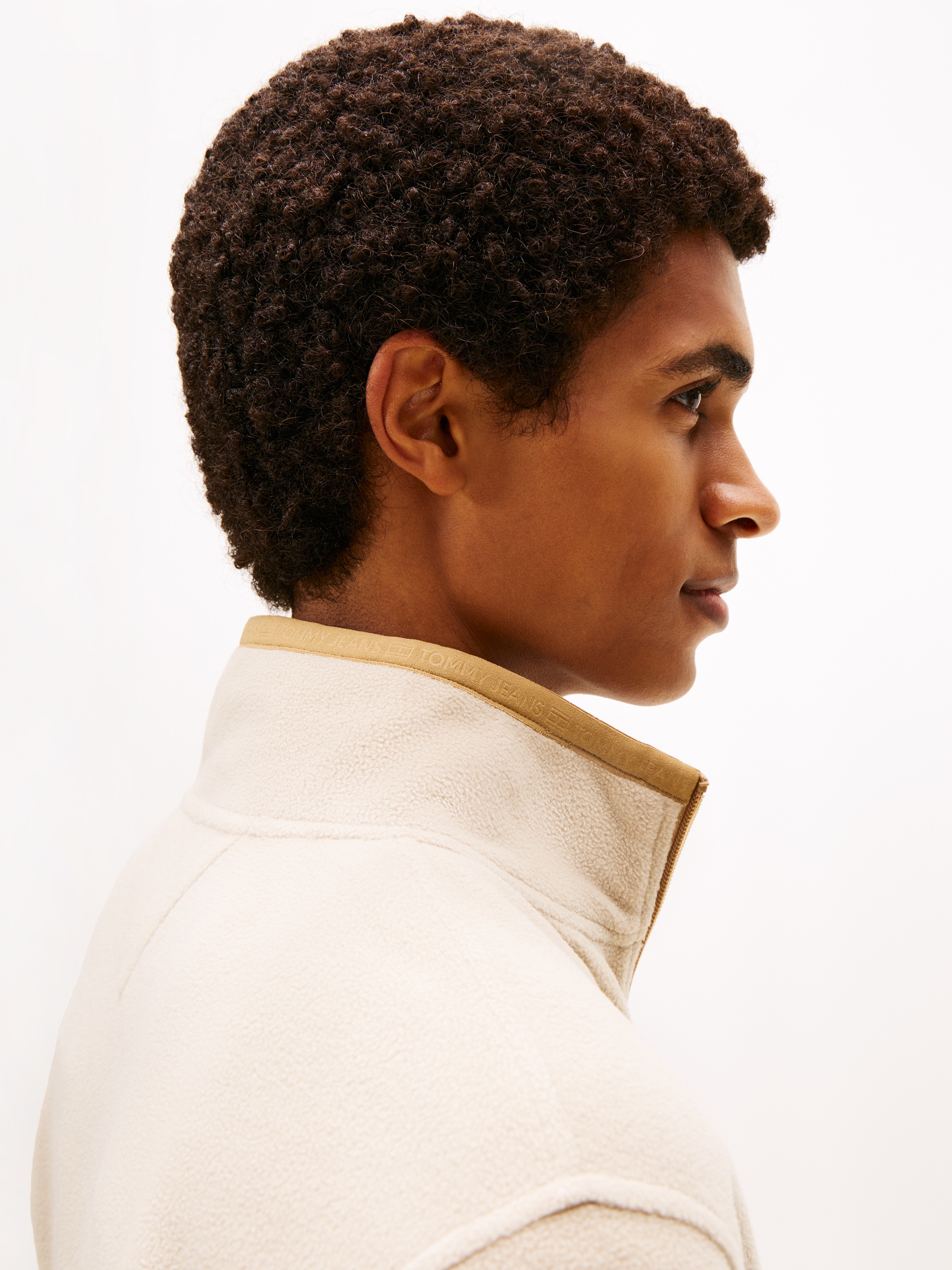 Tommy Jeans Fleecepullover »TJM FLAG POLAR FLEECE«, normale Passform, Troyer
