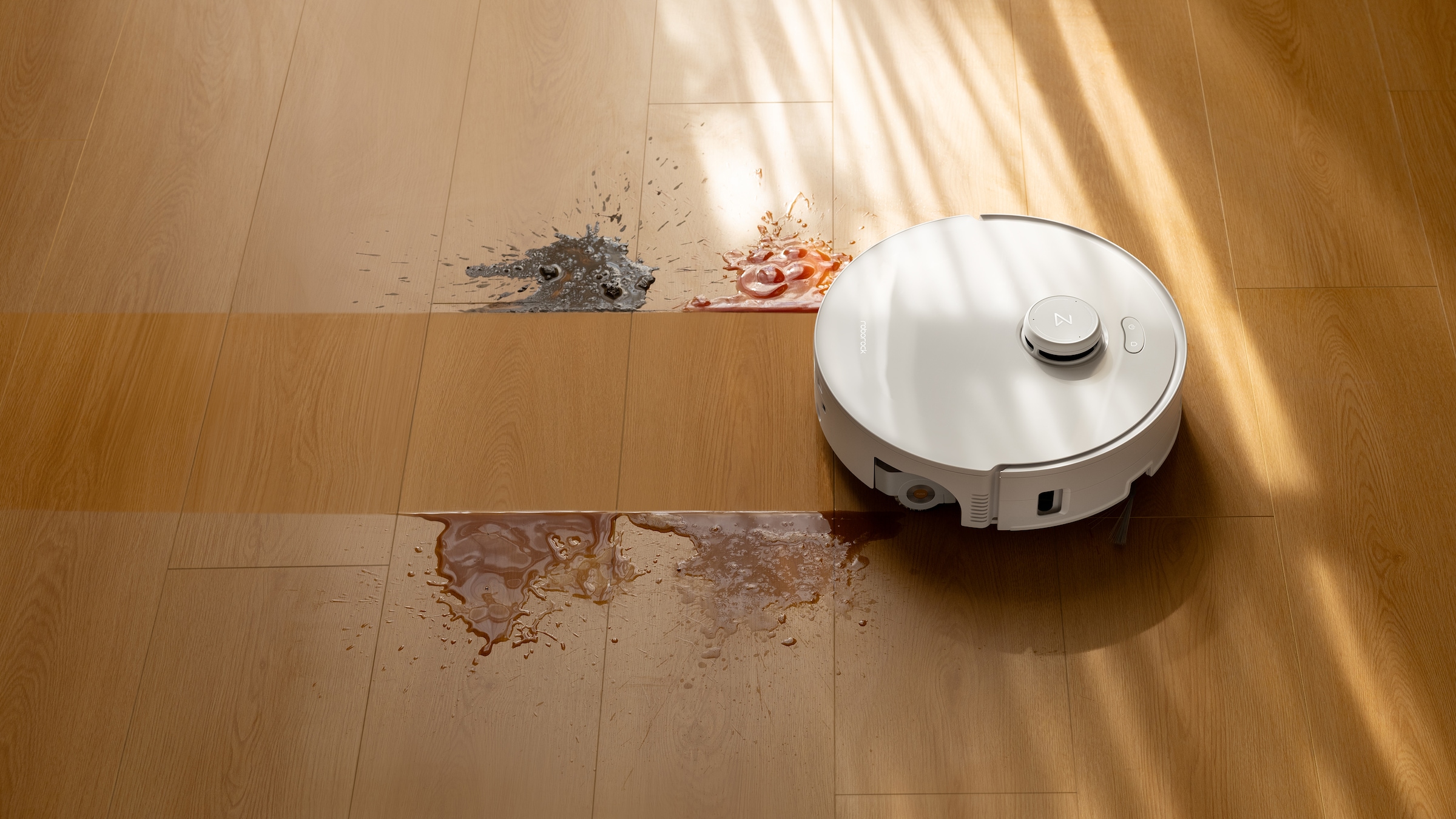 Roborock Saugroboter »Qrevo Curv 2 FlowX, White« Automatische Teppichschutz‑Walzenklappe