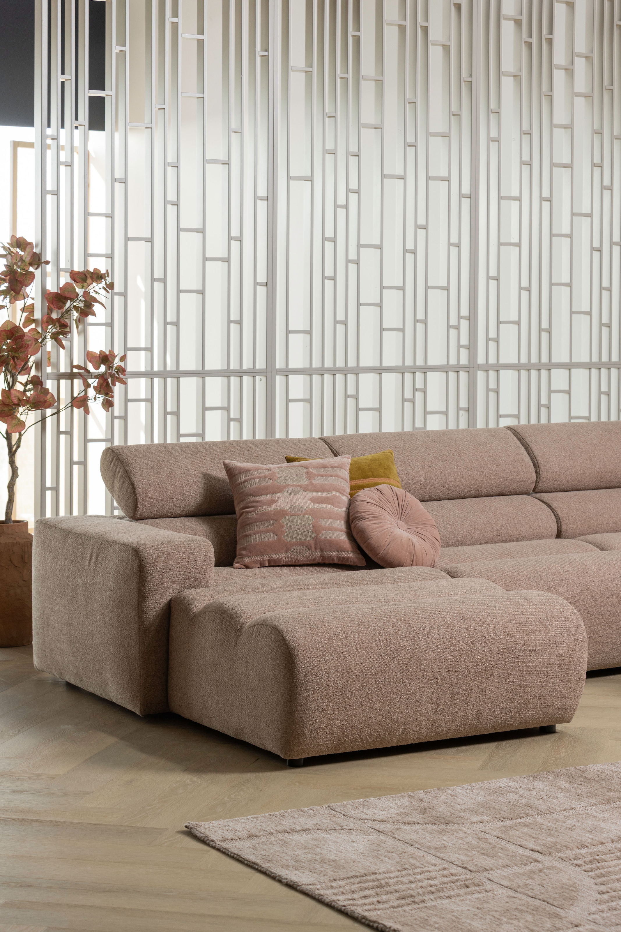 WOOOD Sofa-Mittelelement »Novi Bezug mit verstellbarer Nackenstütze B 82 x T 113 x H 86 cm« Tragkraft 120 kg, Maximale Verschleißfestigkeit