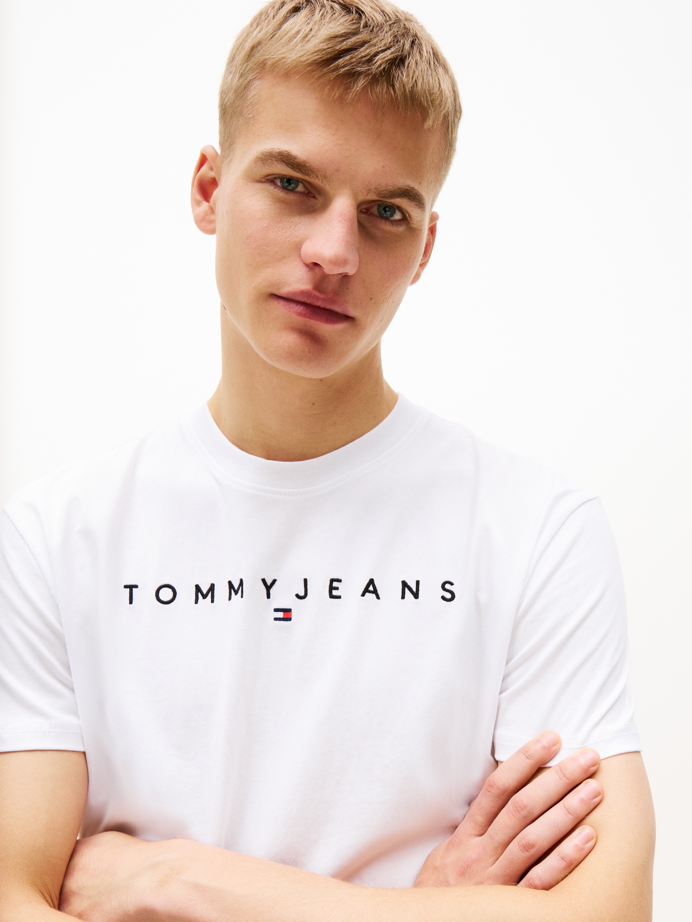 Tommy Jeans T-Shirt »TJM REG LINEAR LOGO TEE EXT«