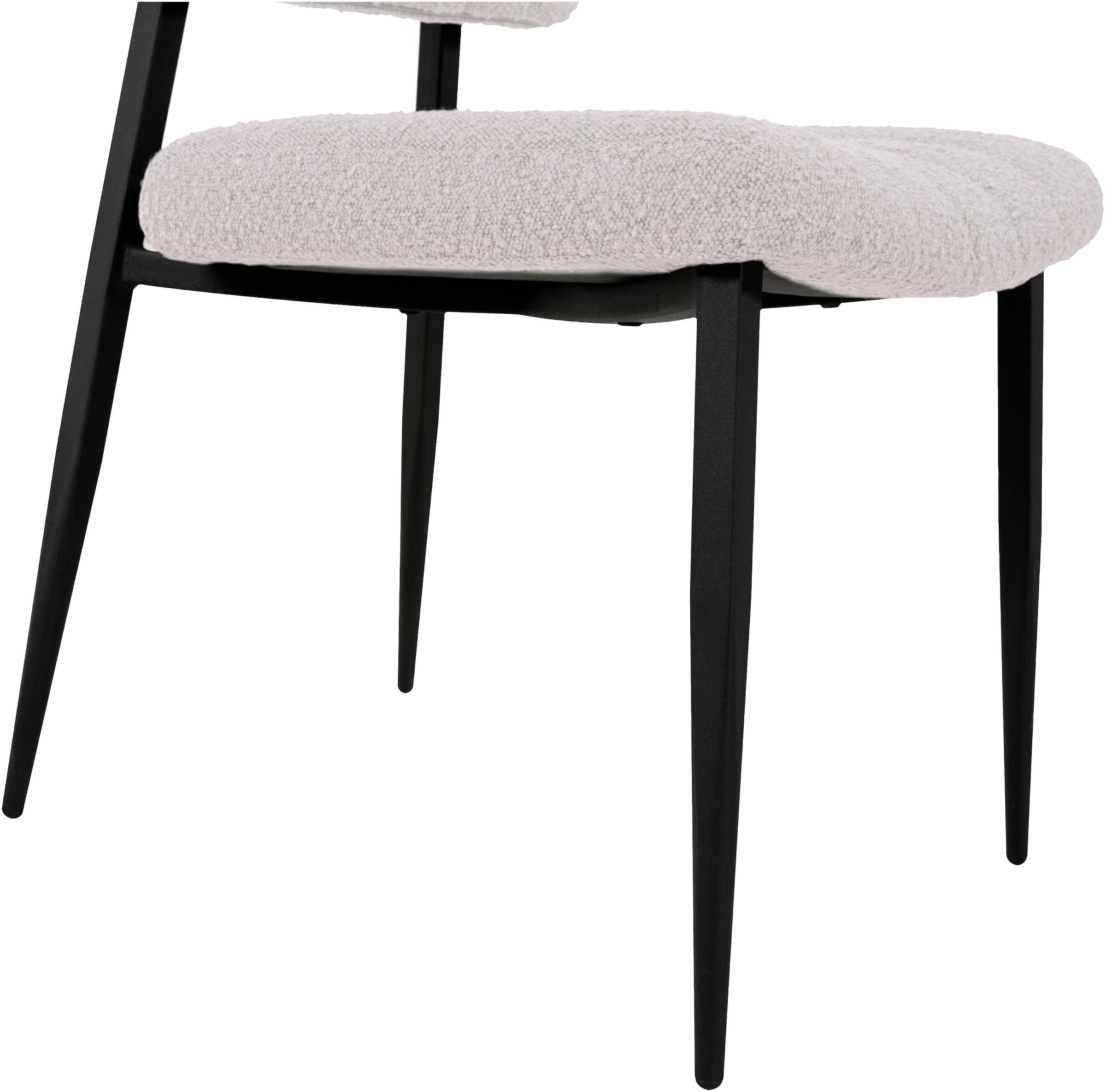 OMG Design Esszimmerstuhl »Dirk«, (Set), 1 St., Stoff, moderner Boucle Bezug, bequem gepolstert