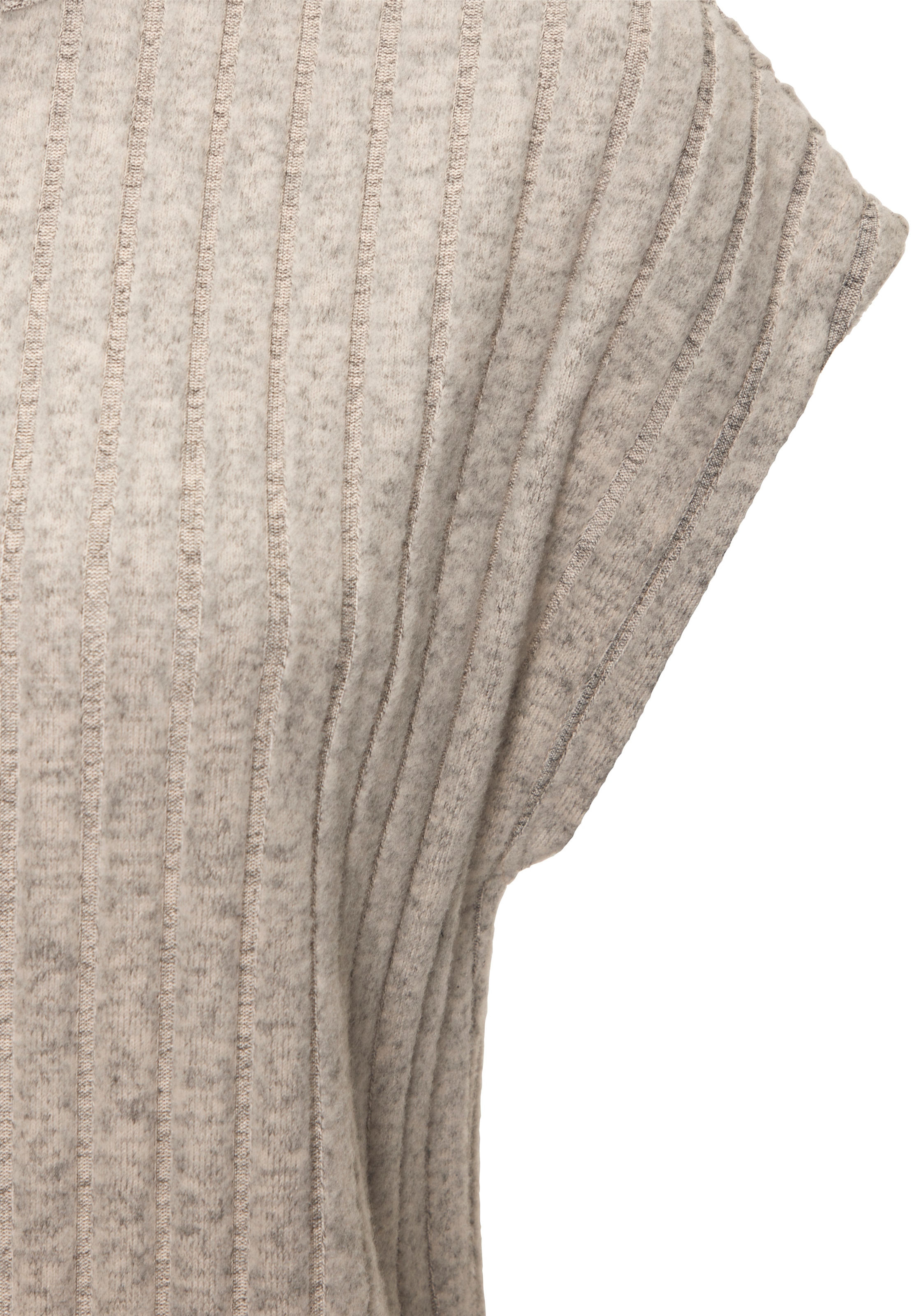 Vivance Kurzarmshirt »aus kuscheliger Rippware mit flauschigem Griff« kuscheliges T-Shirt, Rippshirt aus weicher Jerseyware, lässig