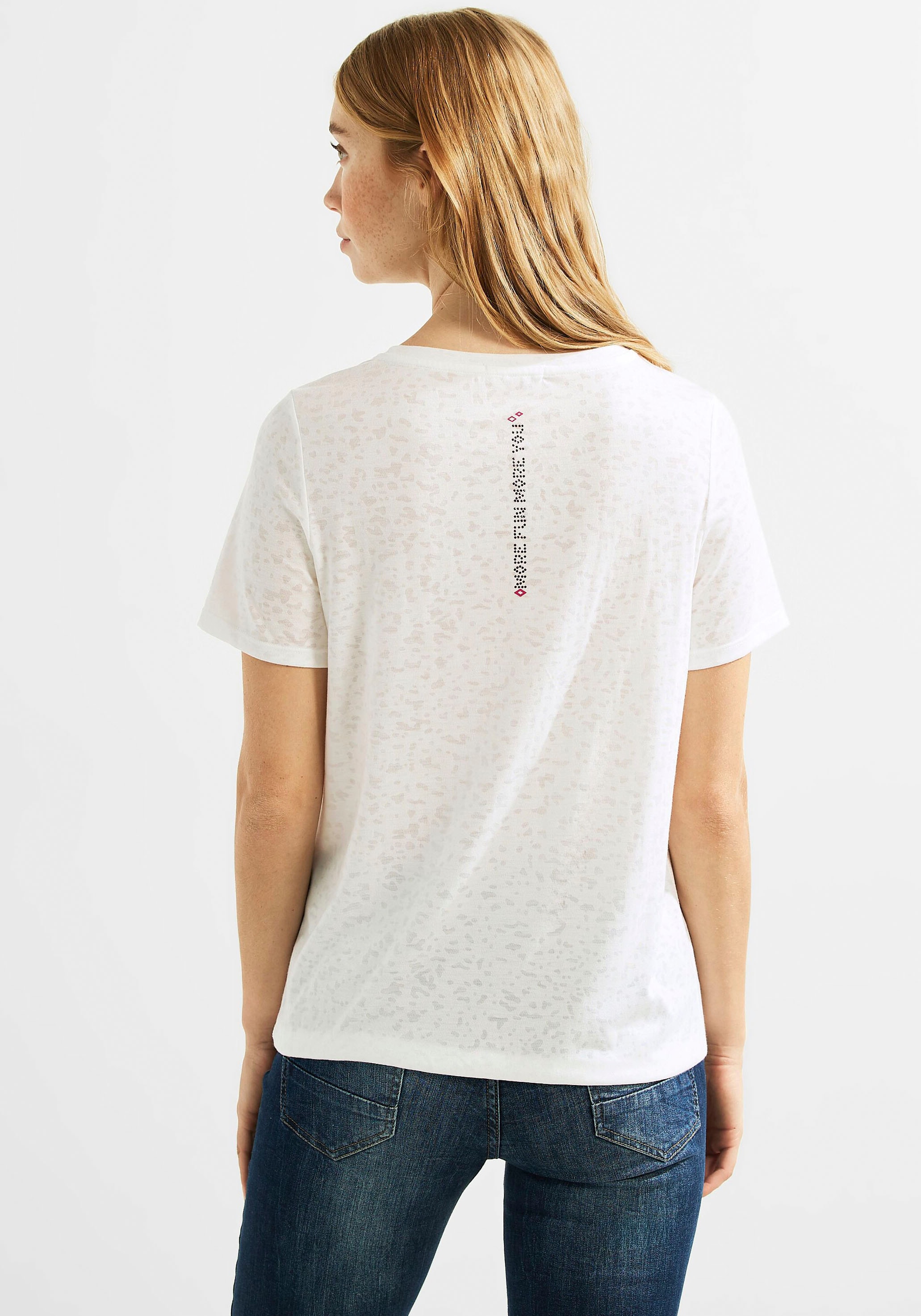 Cecil T-Shirt, im Burn-Out-Design